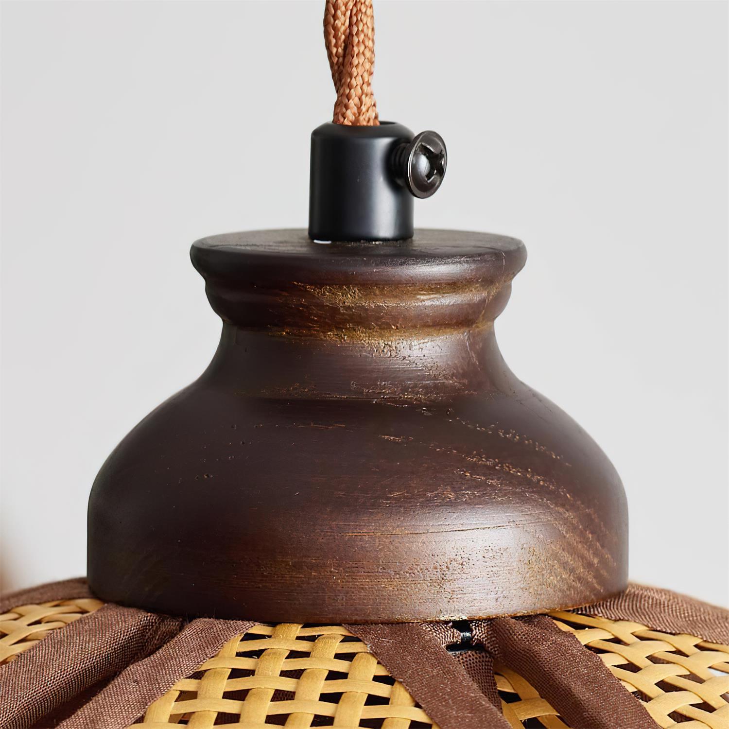 Capelina Suspension Pétale en Bois Moderne