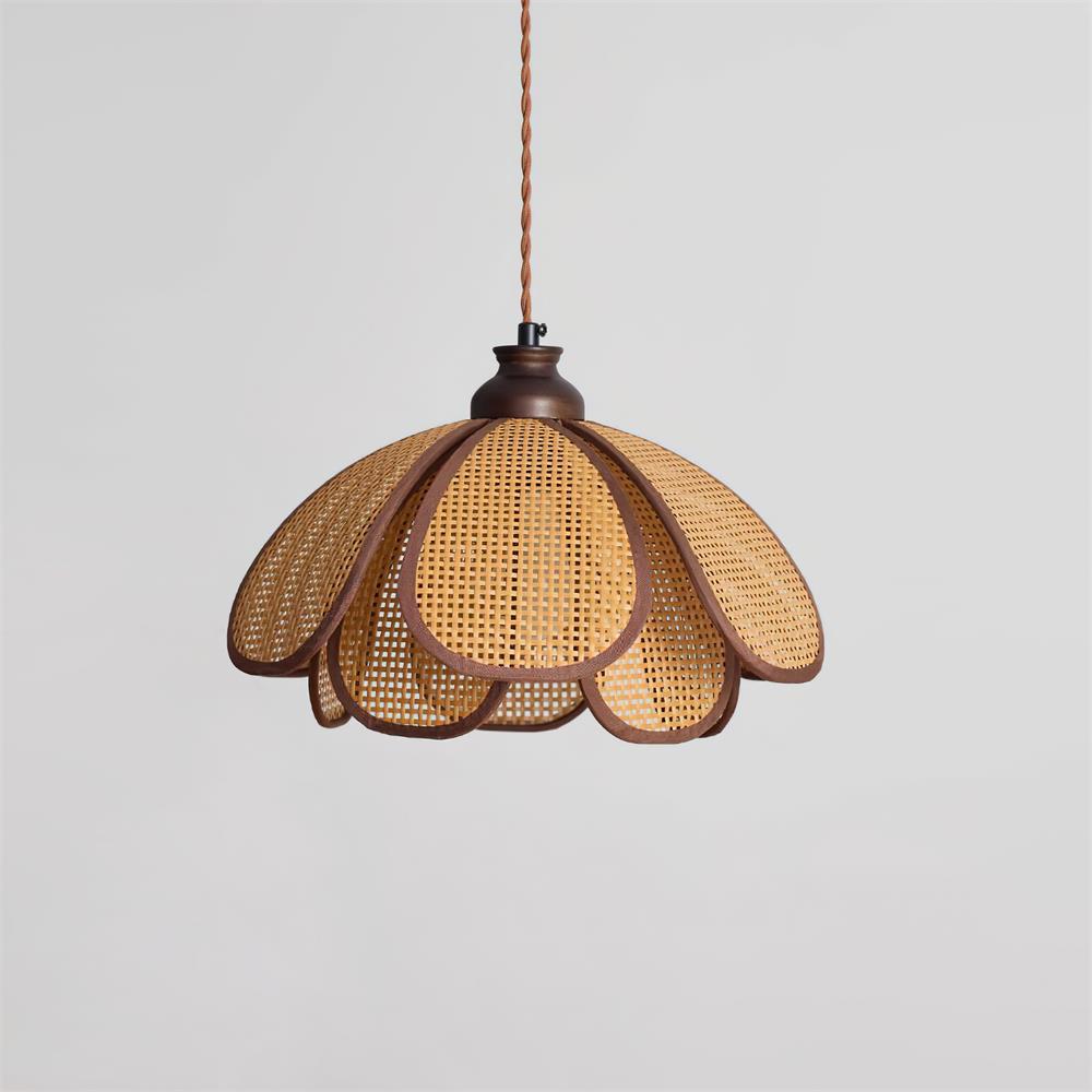 Capelina Suspension Pétale en Bois Moderne