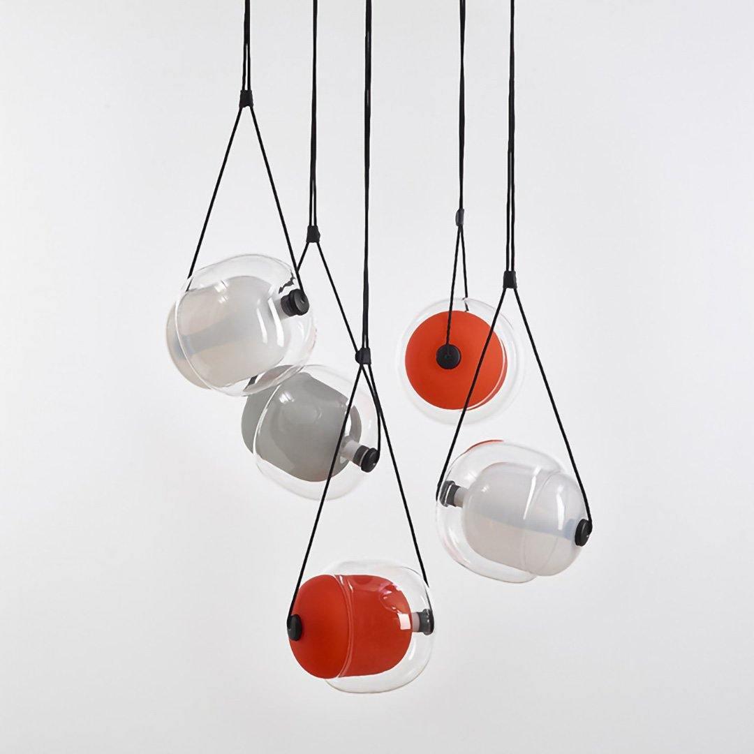Orba Suspension Lampe en Verre Contemporain
