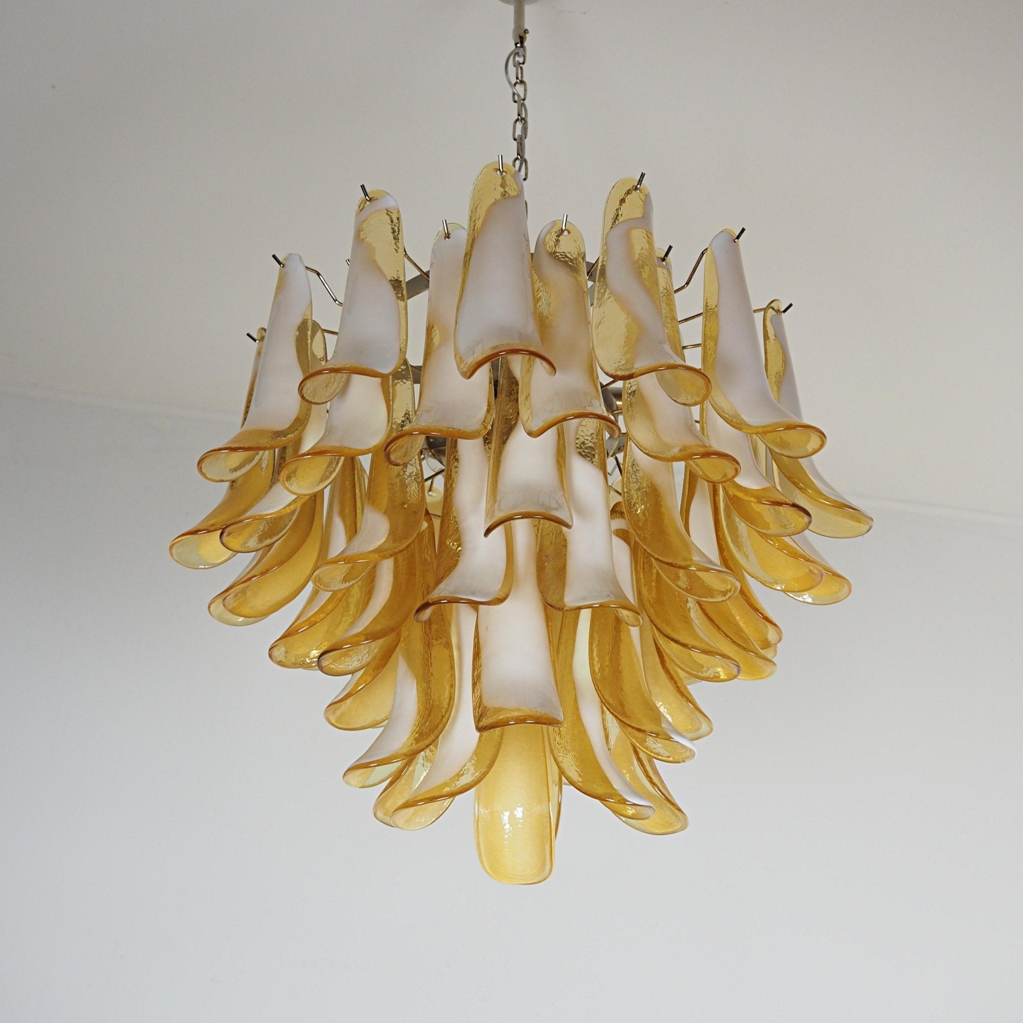 Aurora Lustre Pétales en Verre de Murano Superposés