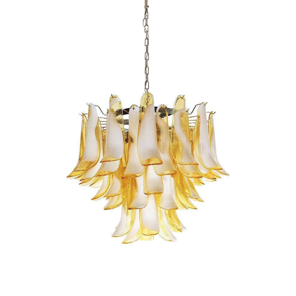 Aurora Lustre Pétales en Verre de Murano Superposés