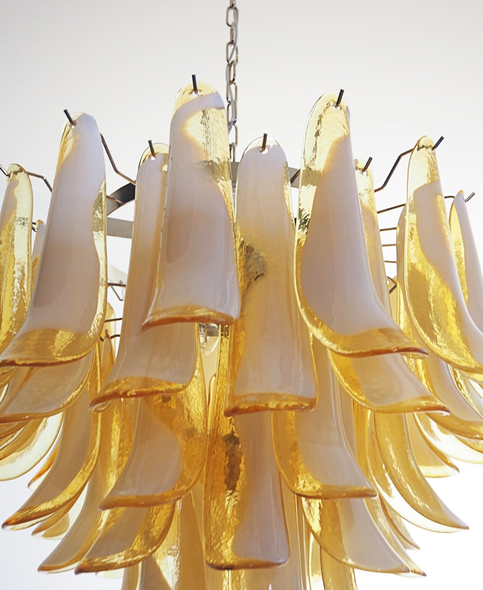 Aurora Lustre Pétales en Verre de Murano Superposés