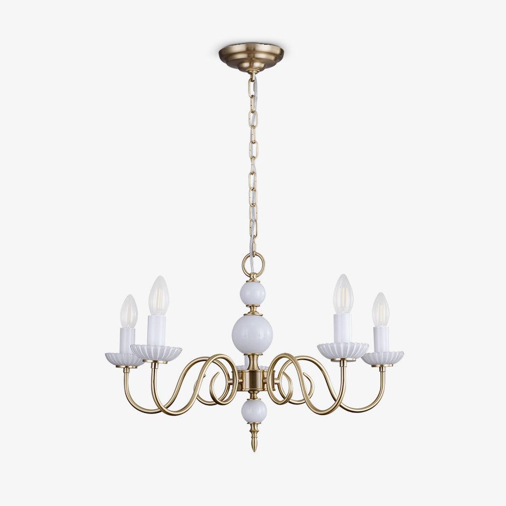 Lustra Lustre Carlita Doré Moderne