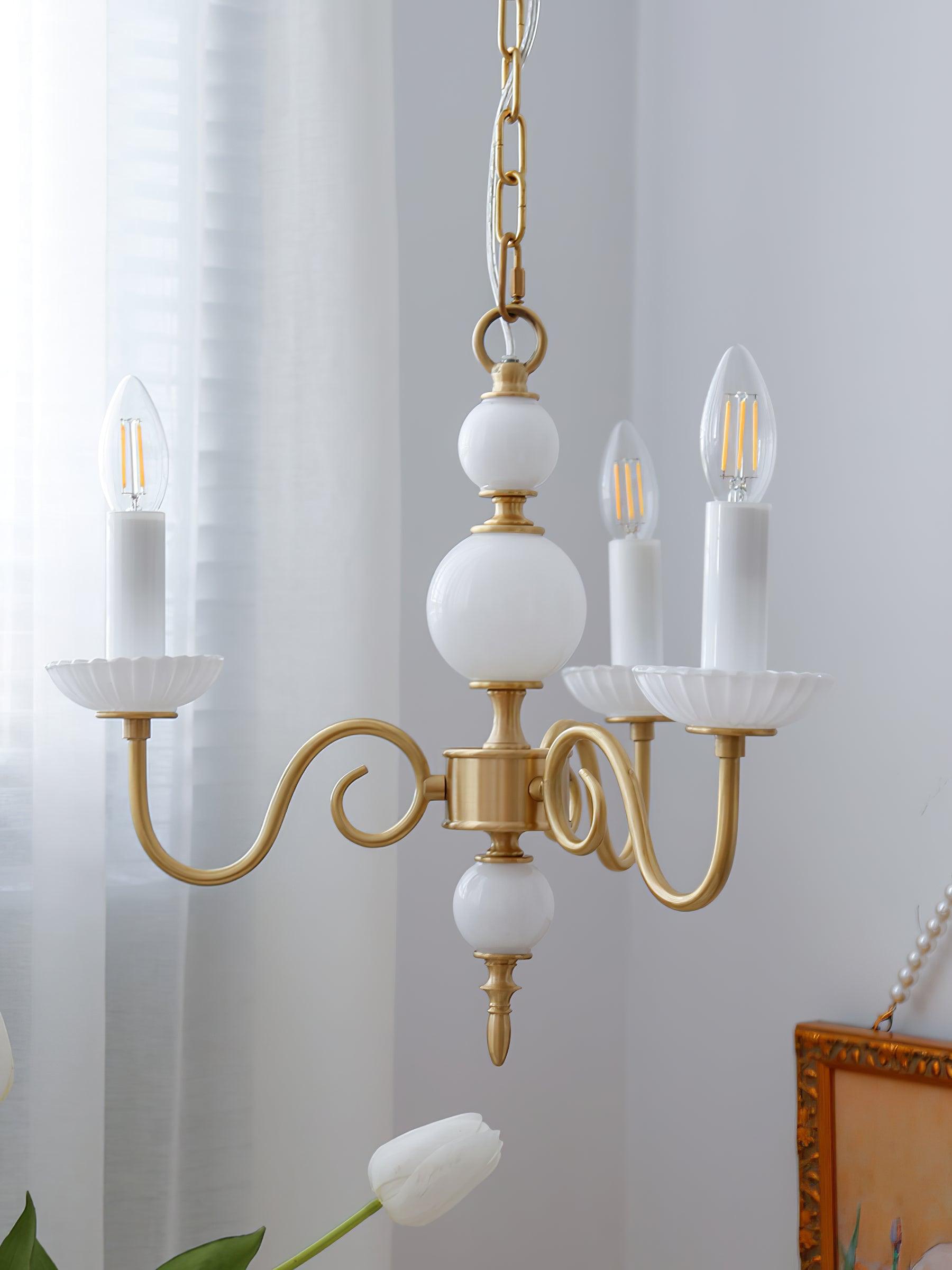 Lustra Lustre Carlita Doré Moderne