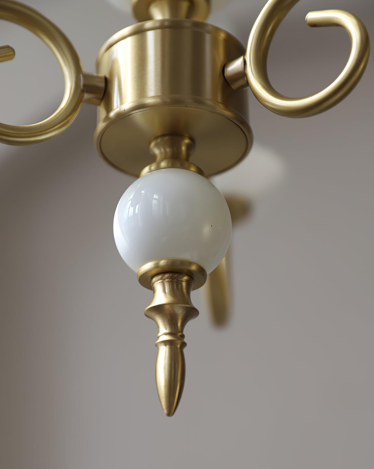 Lustra Lustre Carlita Doré Moderne