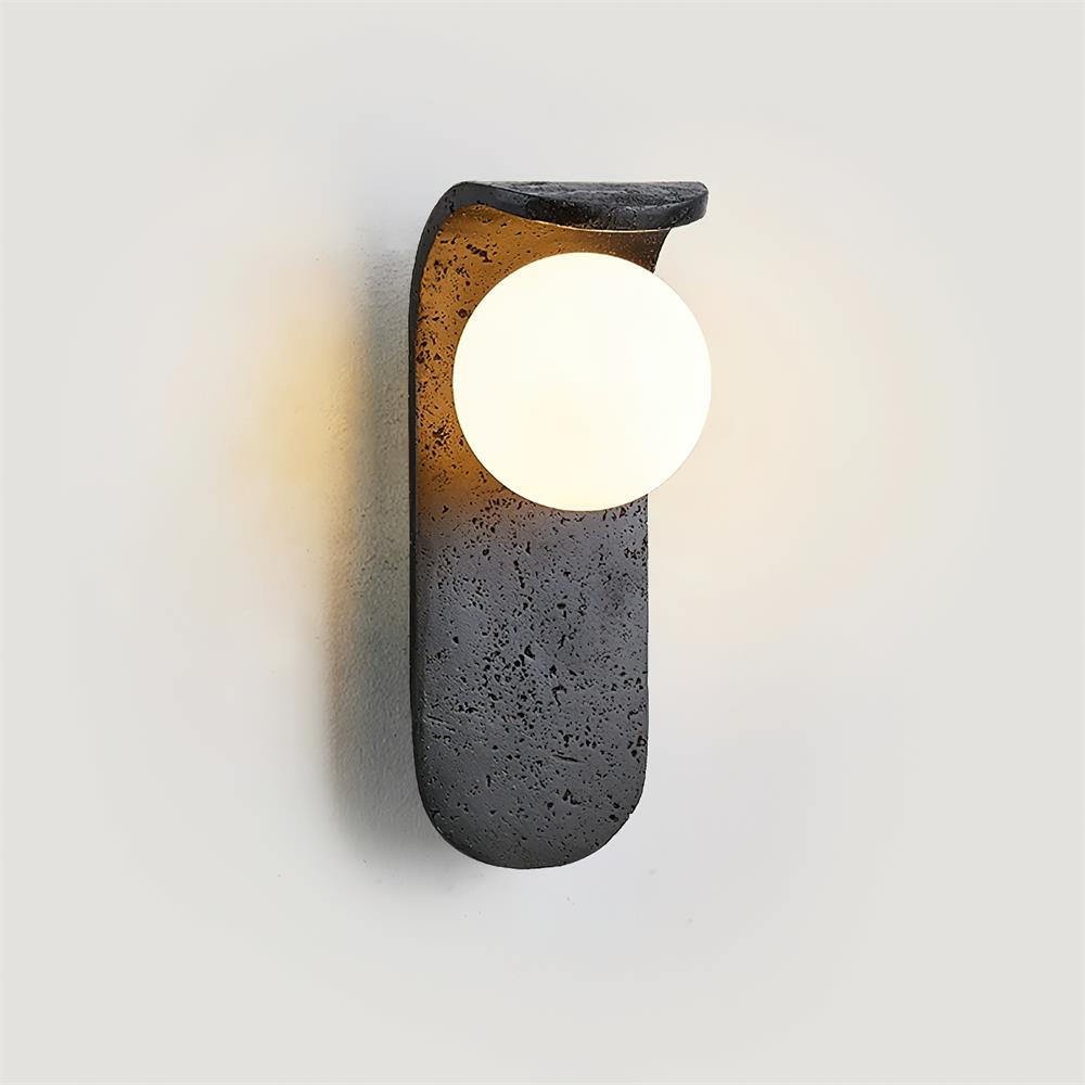 Terra Applique Murale Minimaliste en Travertin