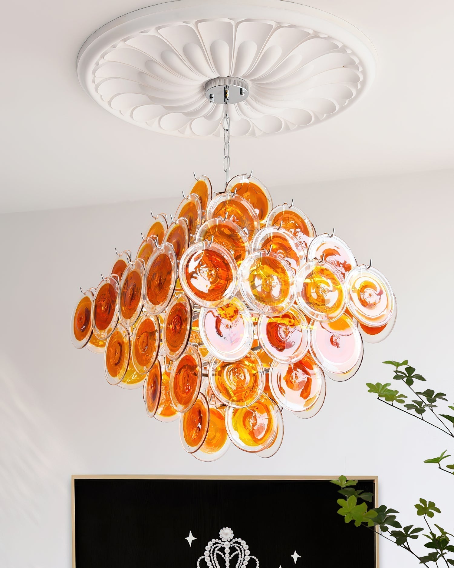 Carmosa Lustre en Verre Luxe