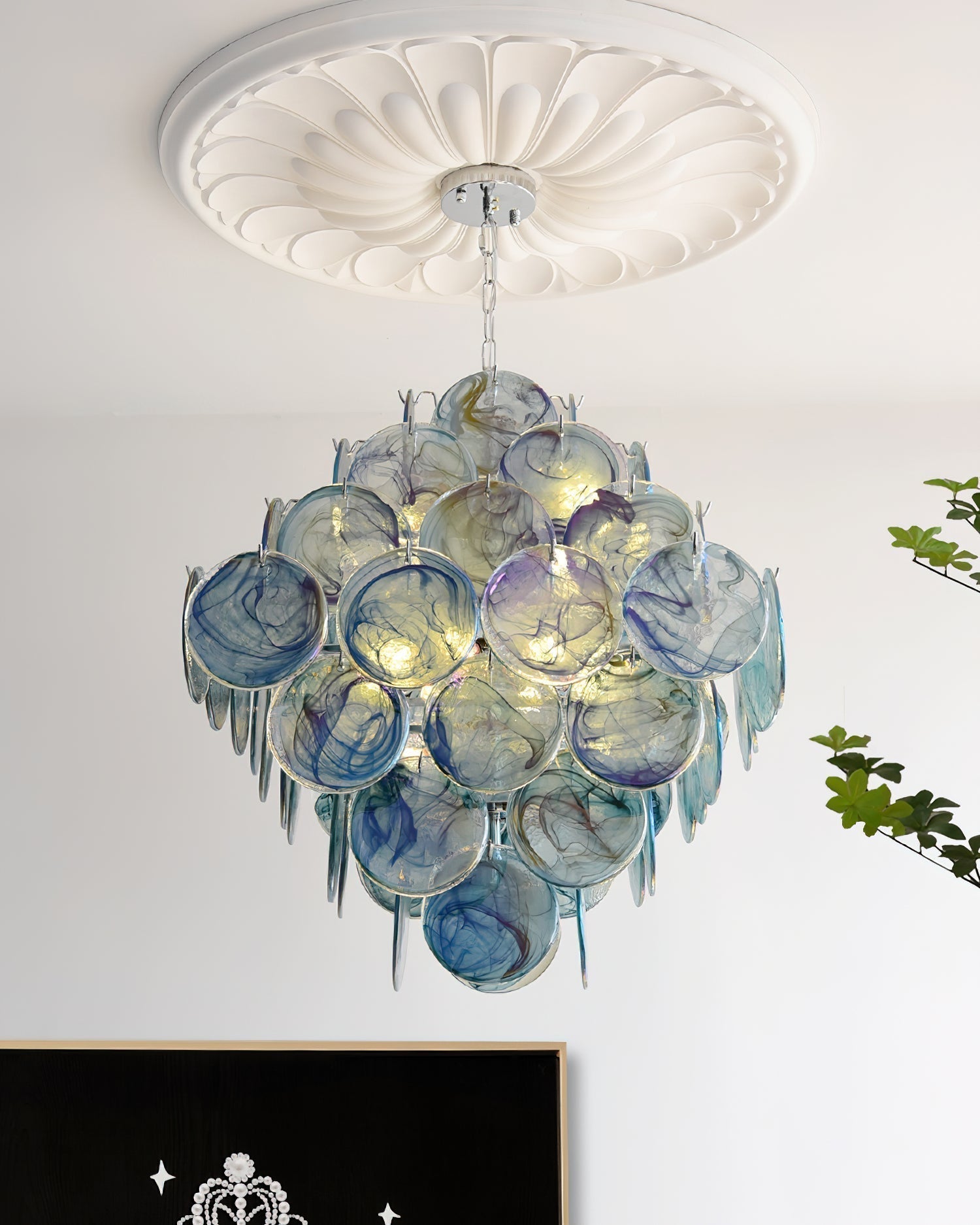 Carmosa Lustre en Verre Luxe