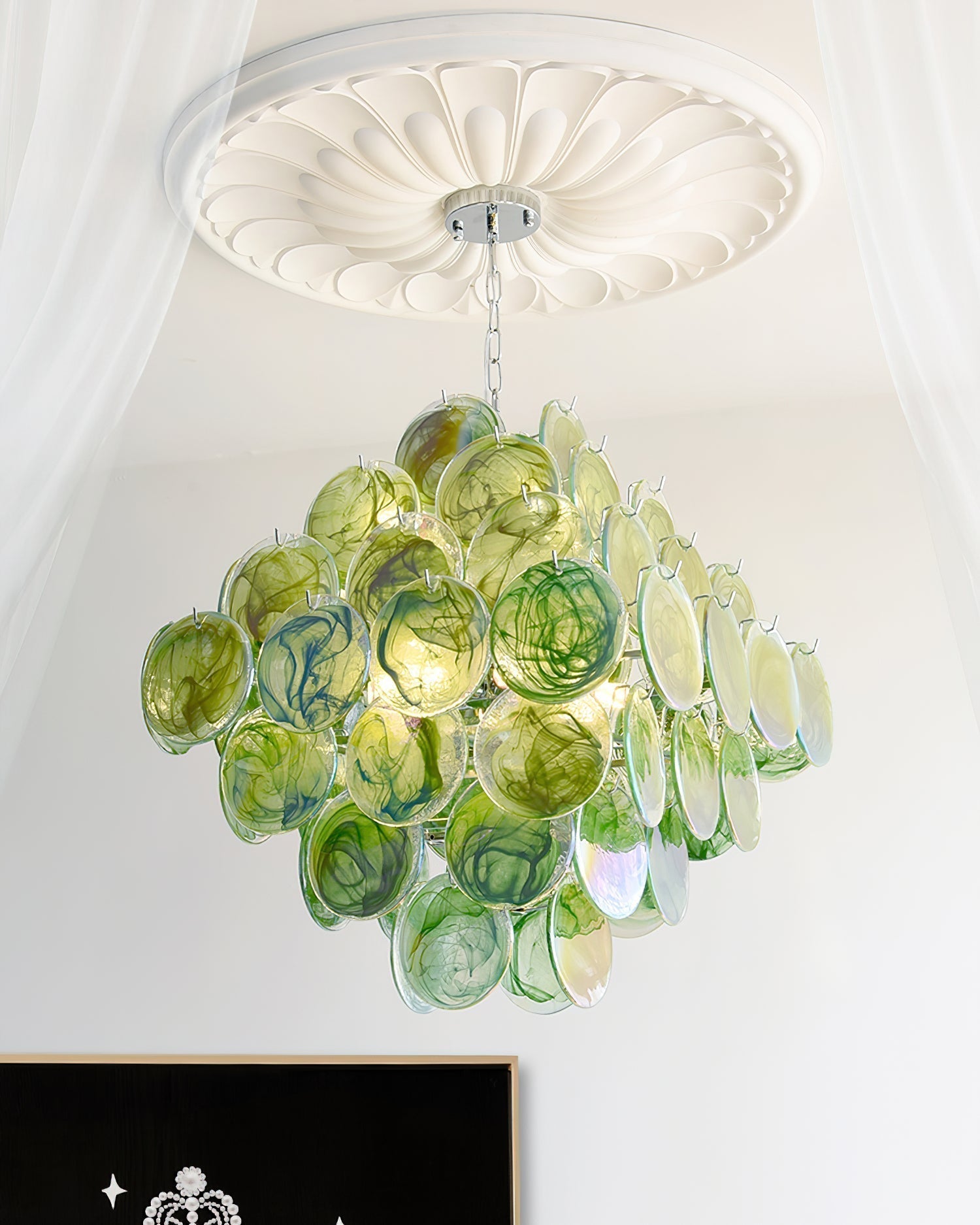 Carmosa Lustre en Verre Luxe