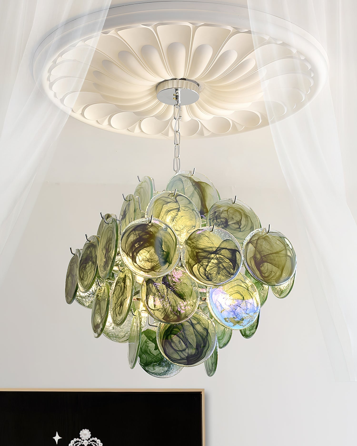 Carmosa Lustre en Verre Luxe