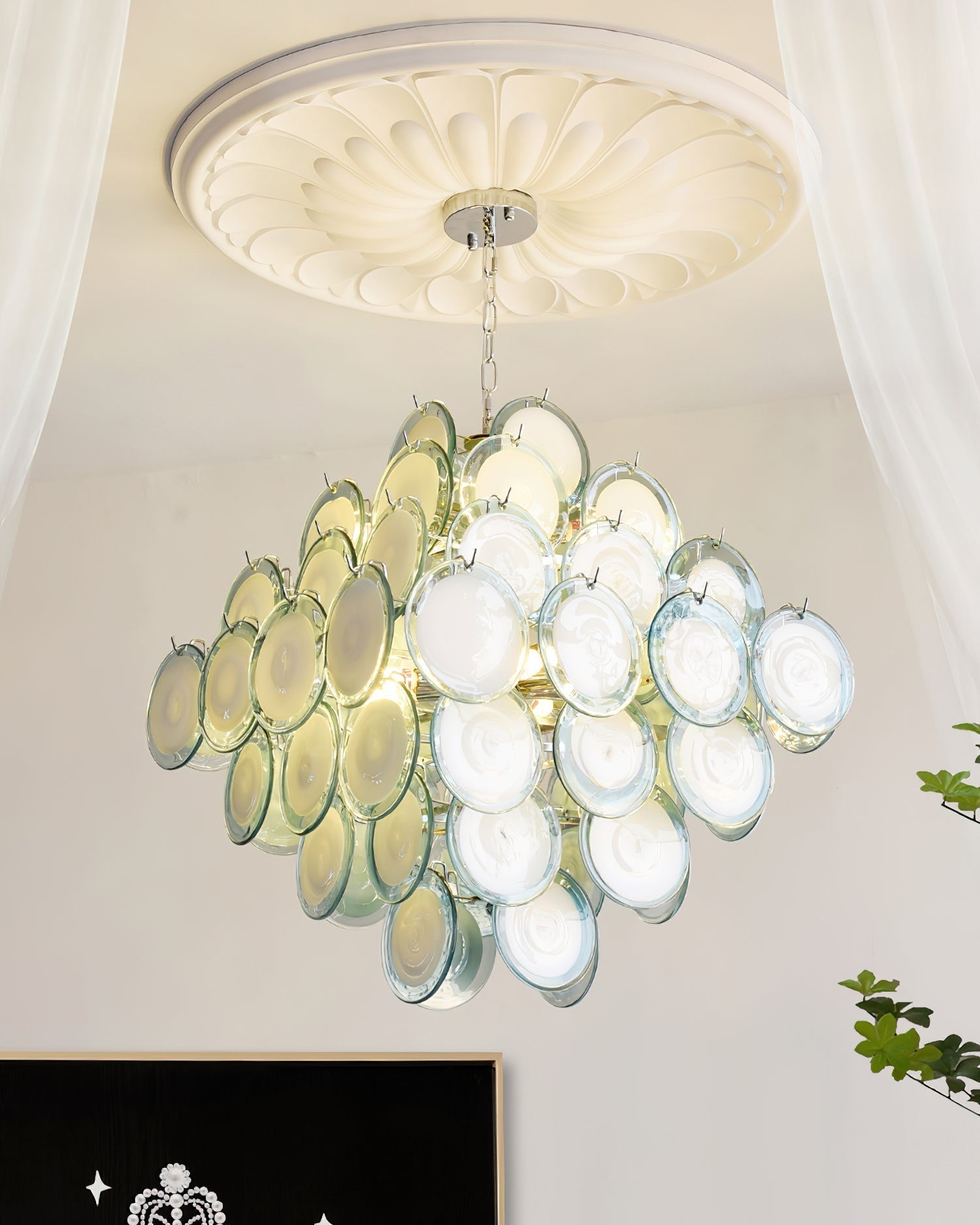 Carmosa Lustre en Verre Luxe