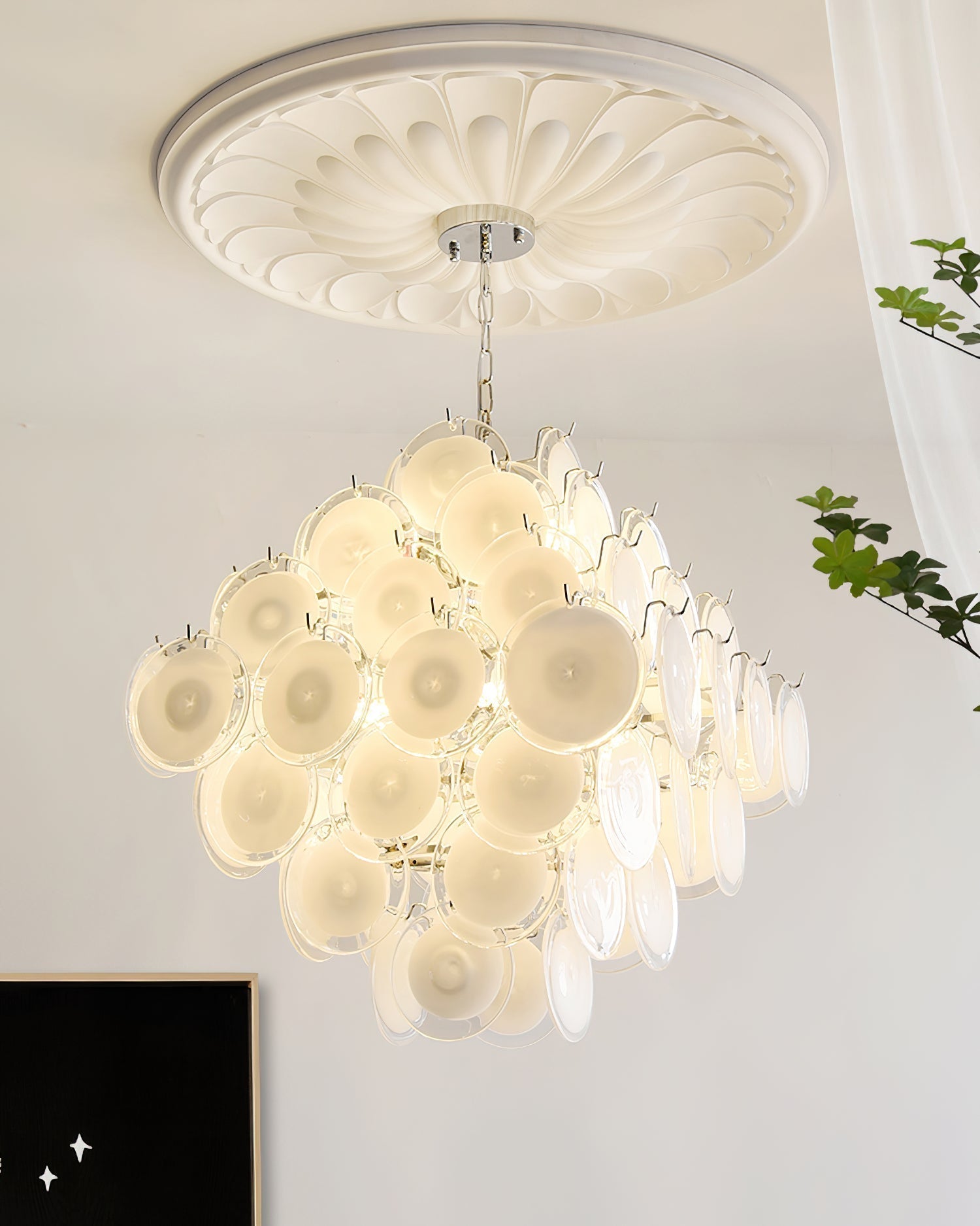 Carmosa Lustre en Verre Luxe