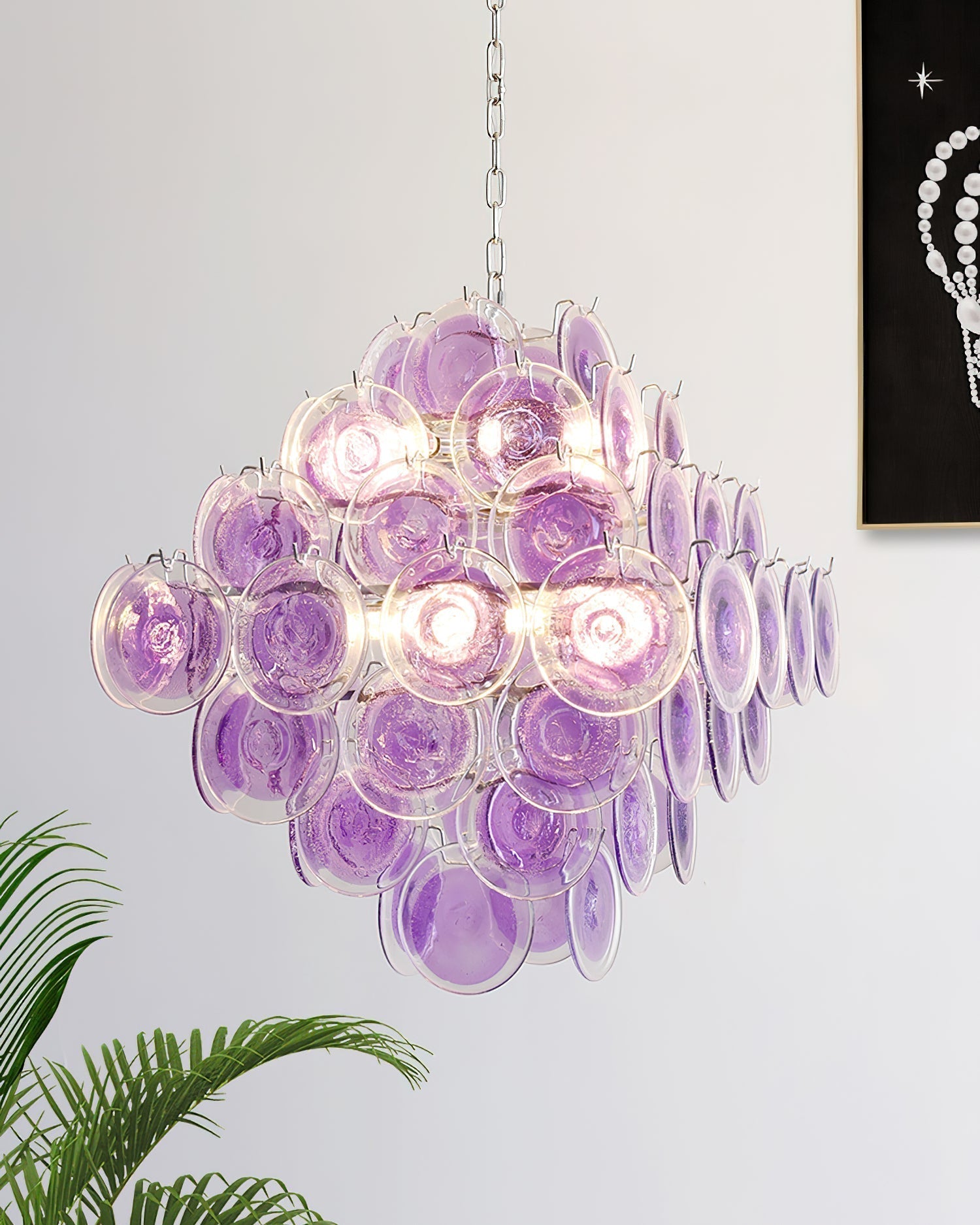 Carmosa Lustre en Verre Luxe