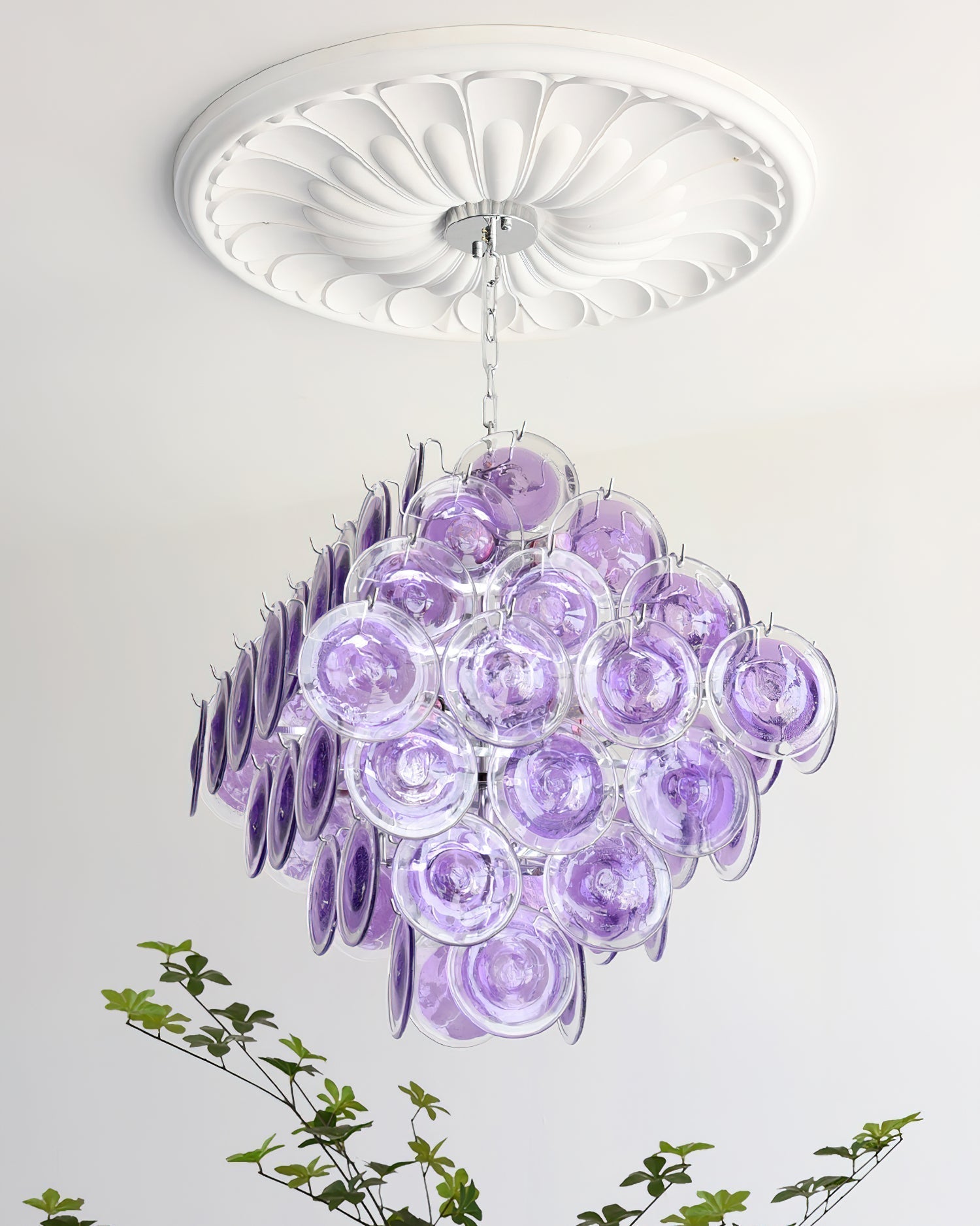 Carmosa Lustre en Verre Luxe