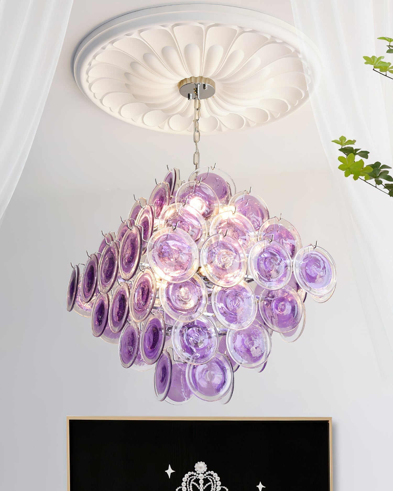 Carmosa Lustre en Verre Luxe
