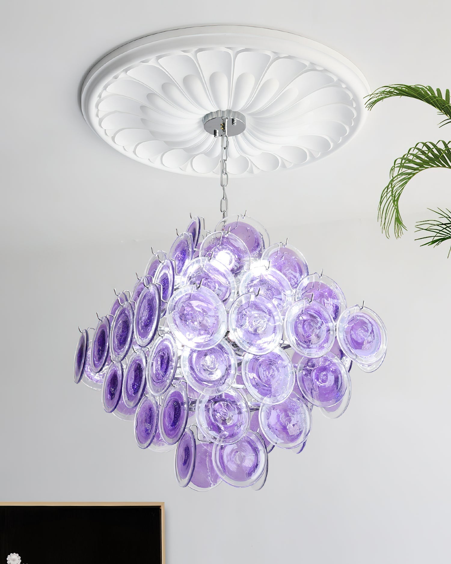 Carmosa Lustre en Verre Luxe