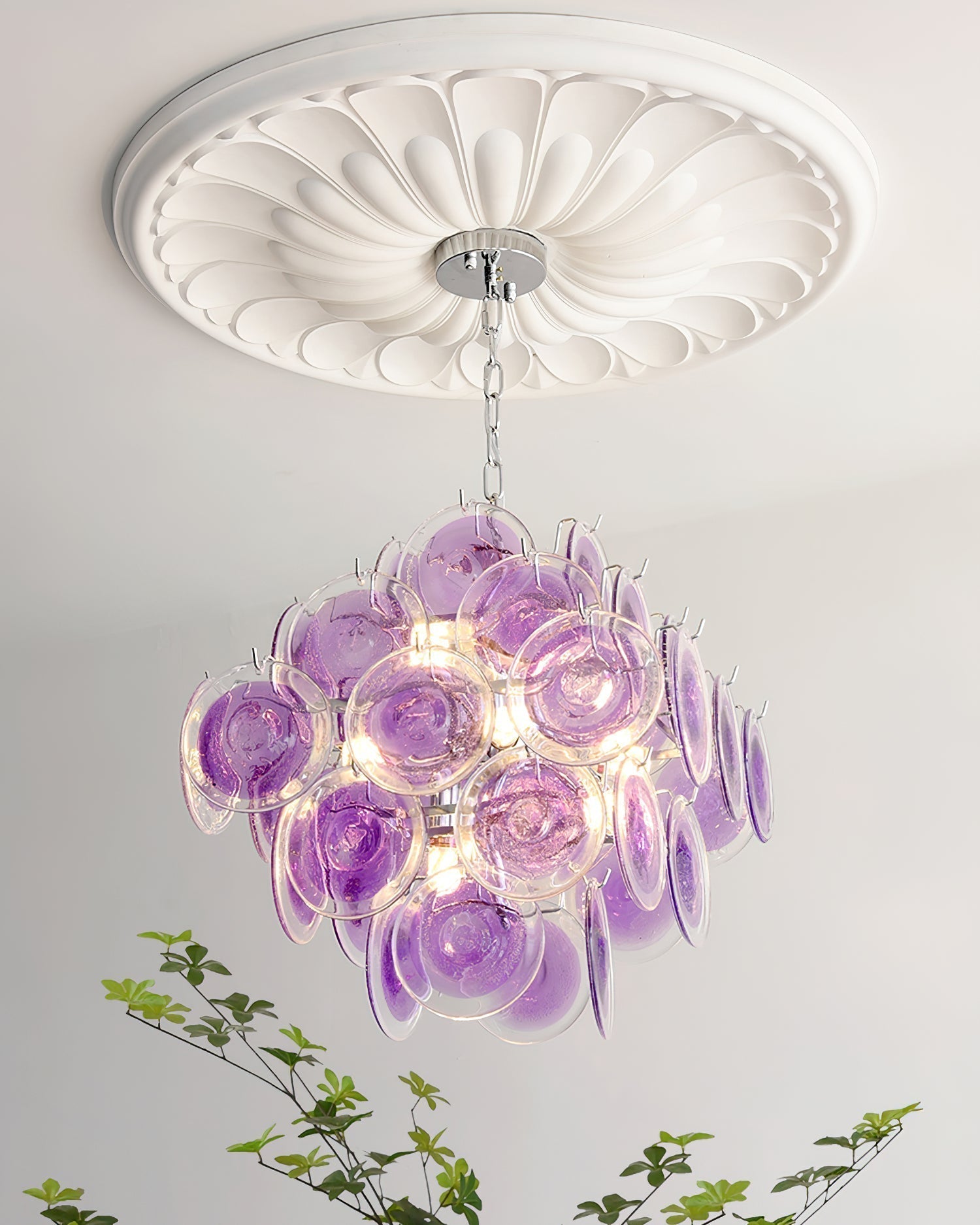 Carmosa Lustre en Verre Luxe
