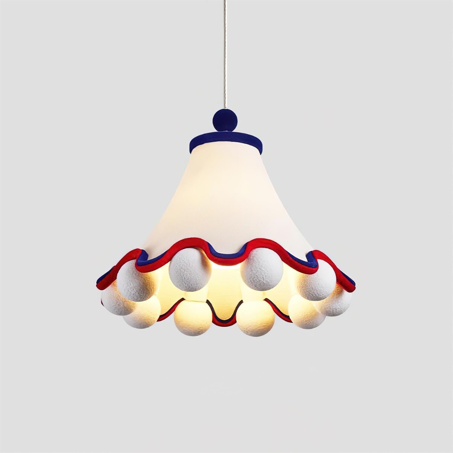 Carniva Suspension Abat-jour avec Pompons Ludiques