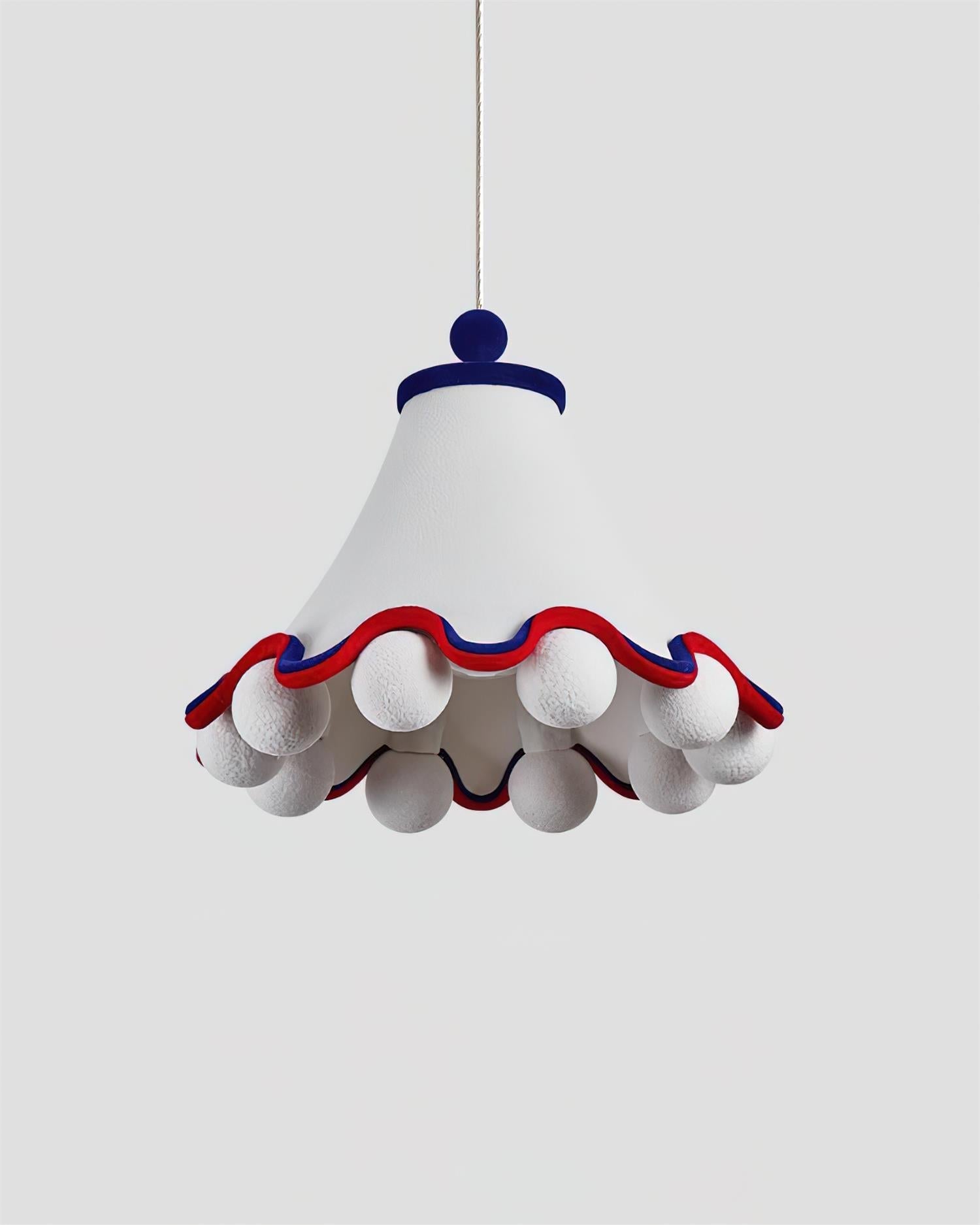 Carniva Suspension Abat-jour avec Pompons Ludiques