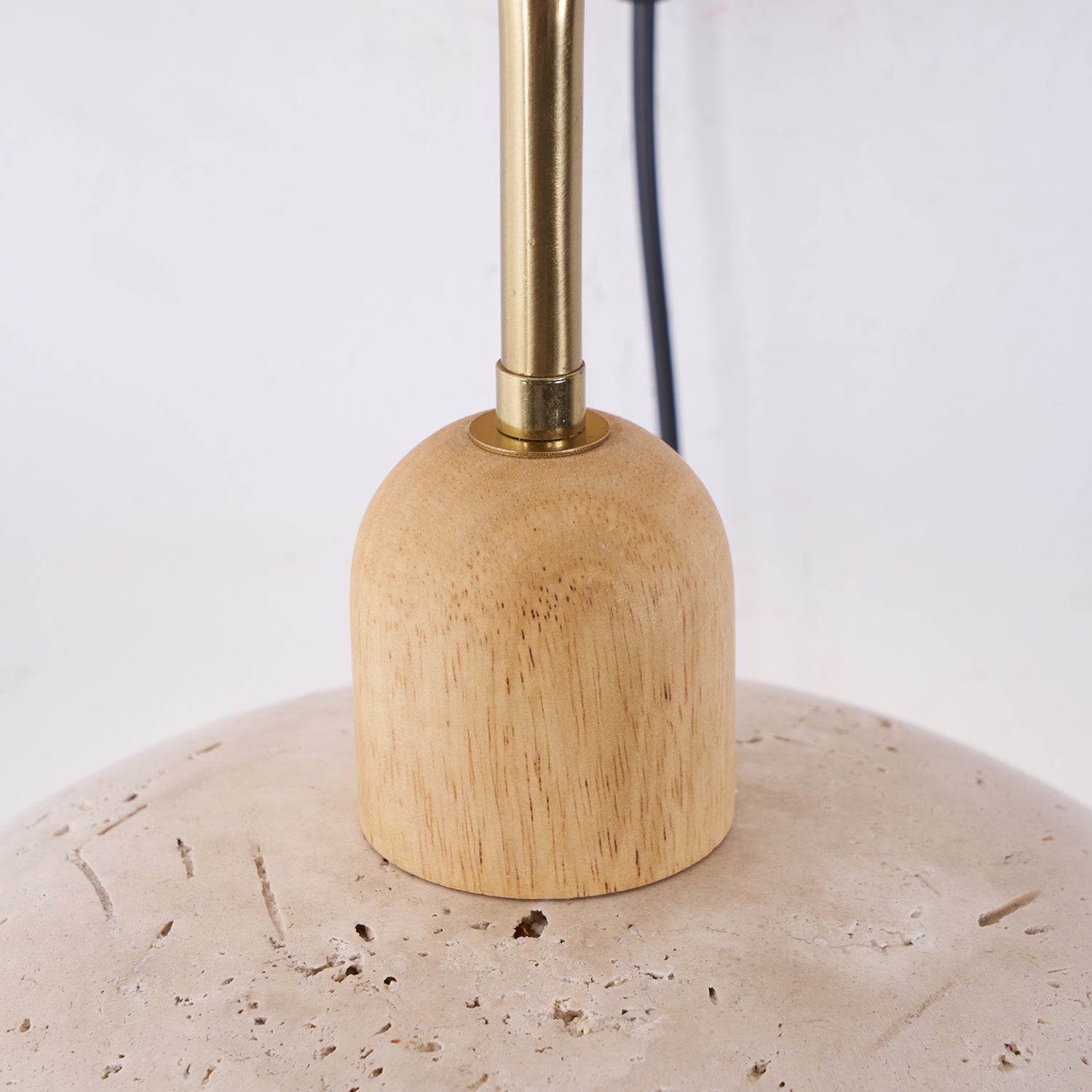 Travelle Applique Murale Industrielle Bois Travertin