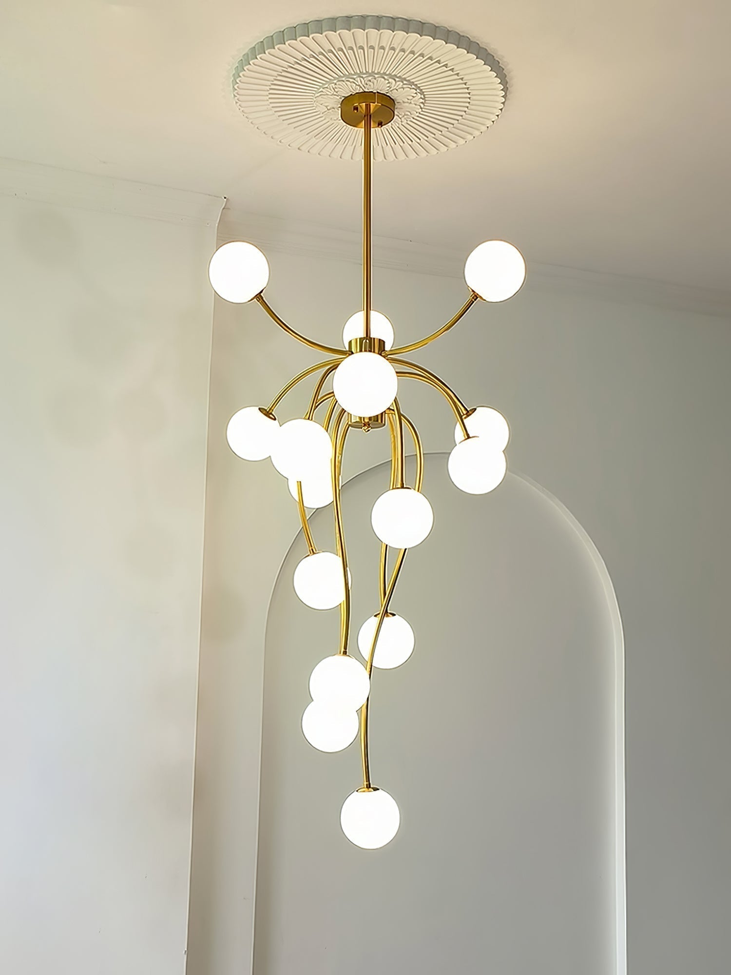 Astralyn Lustre en Laiton Globe