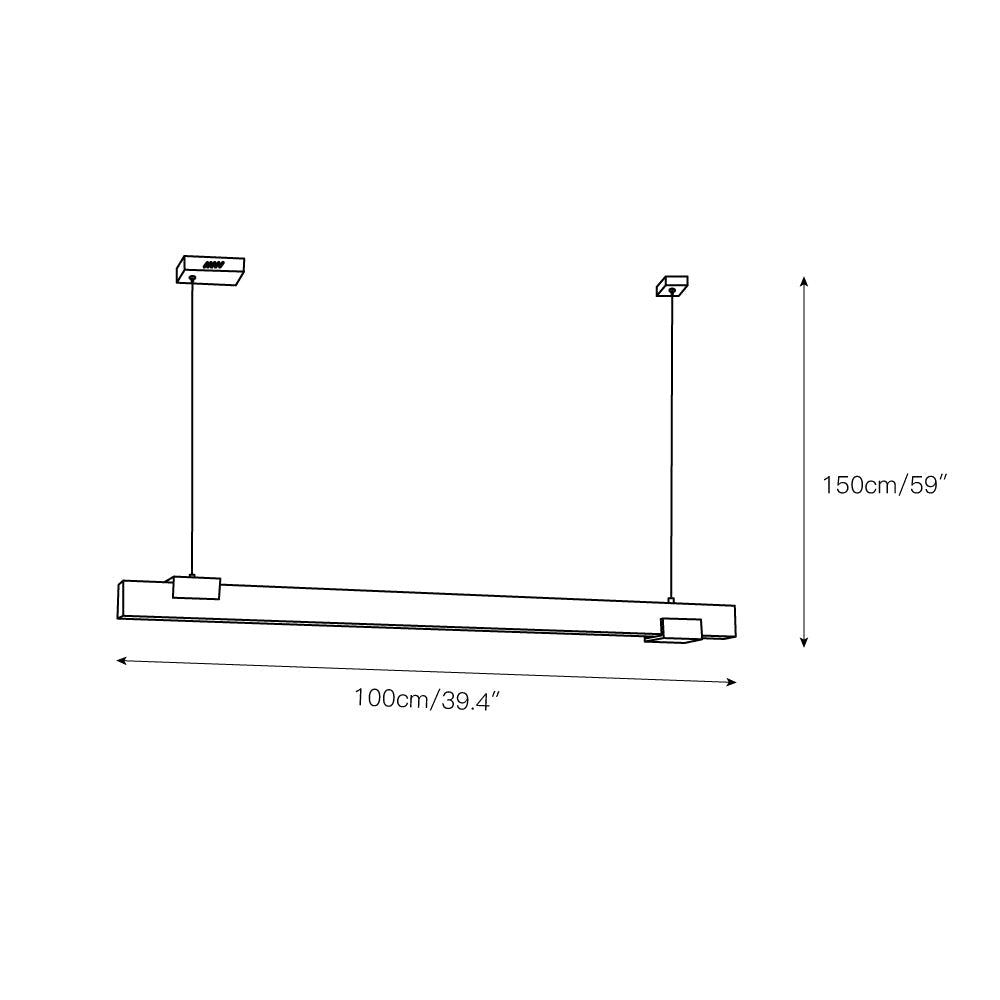 Avert Suspension en Laiton et Albâtre Minimaliste Moderne