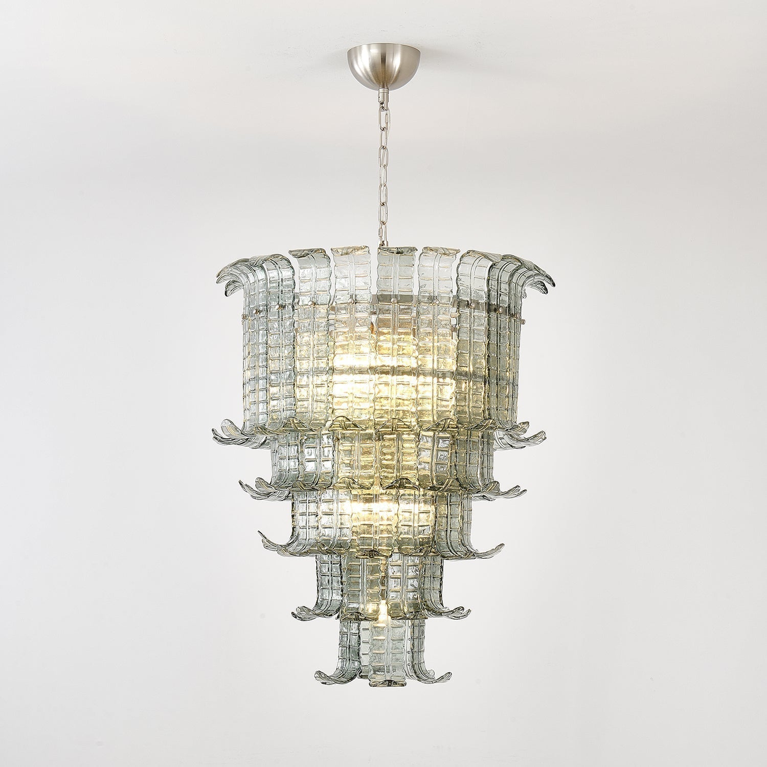 Aurora Lustre Cascade Verre Murano Vintage