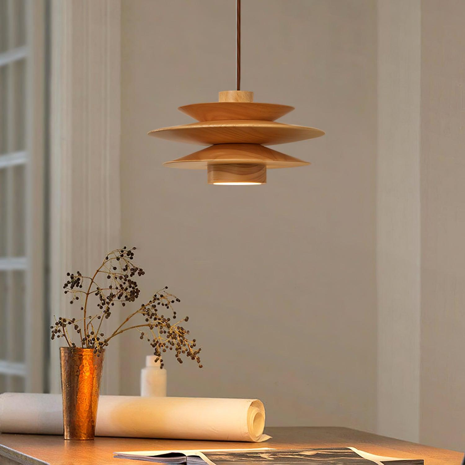 Eldora Suspension Rétro en Bois