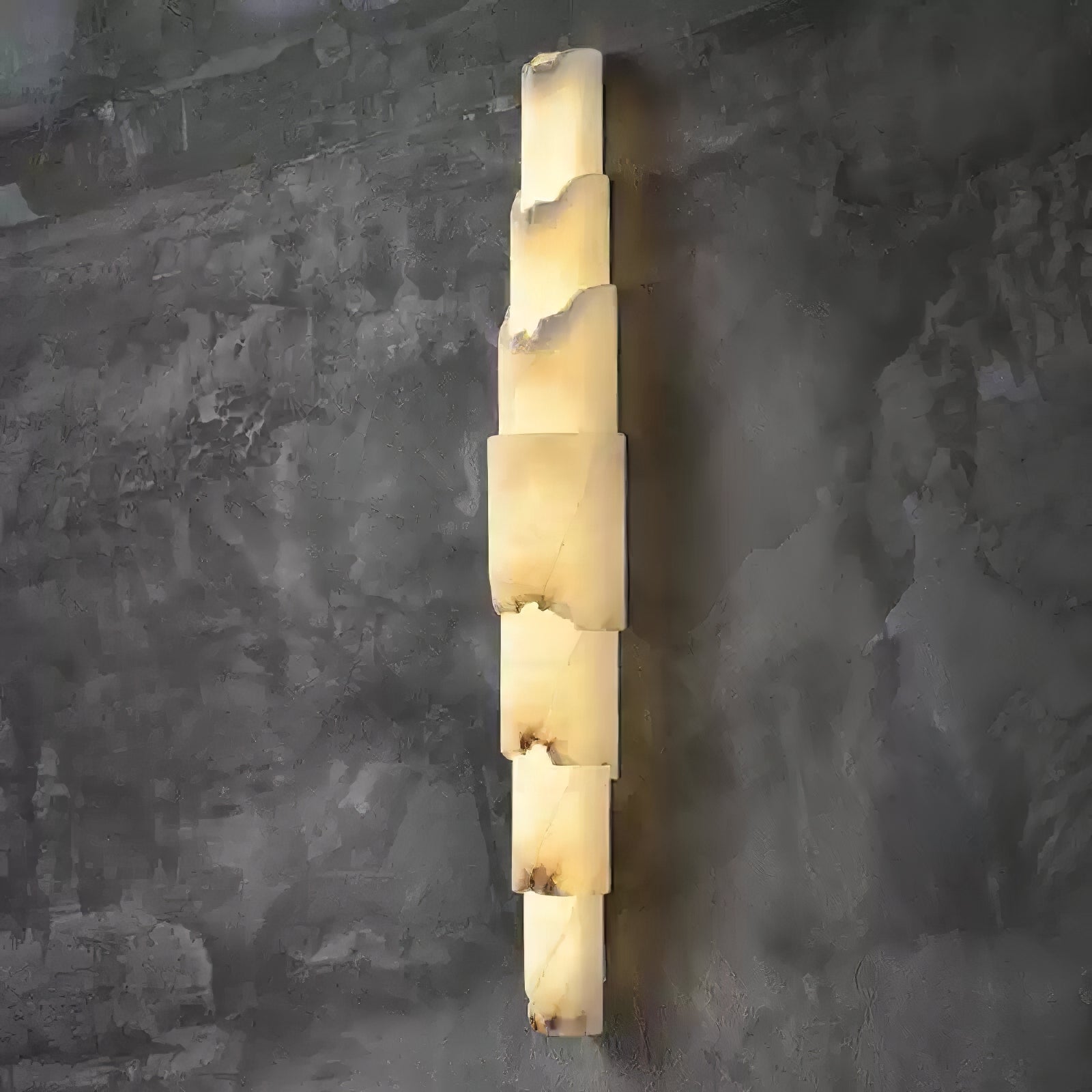 Elara Applique Murale Multicouche en Albâtre