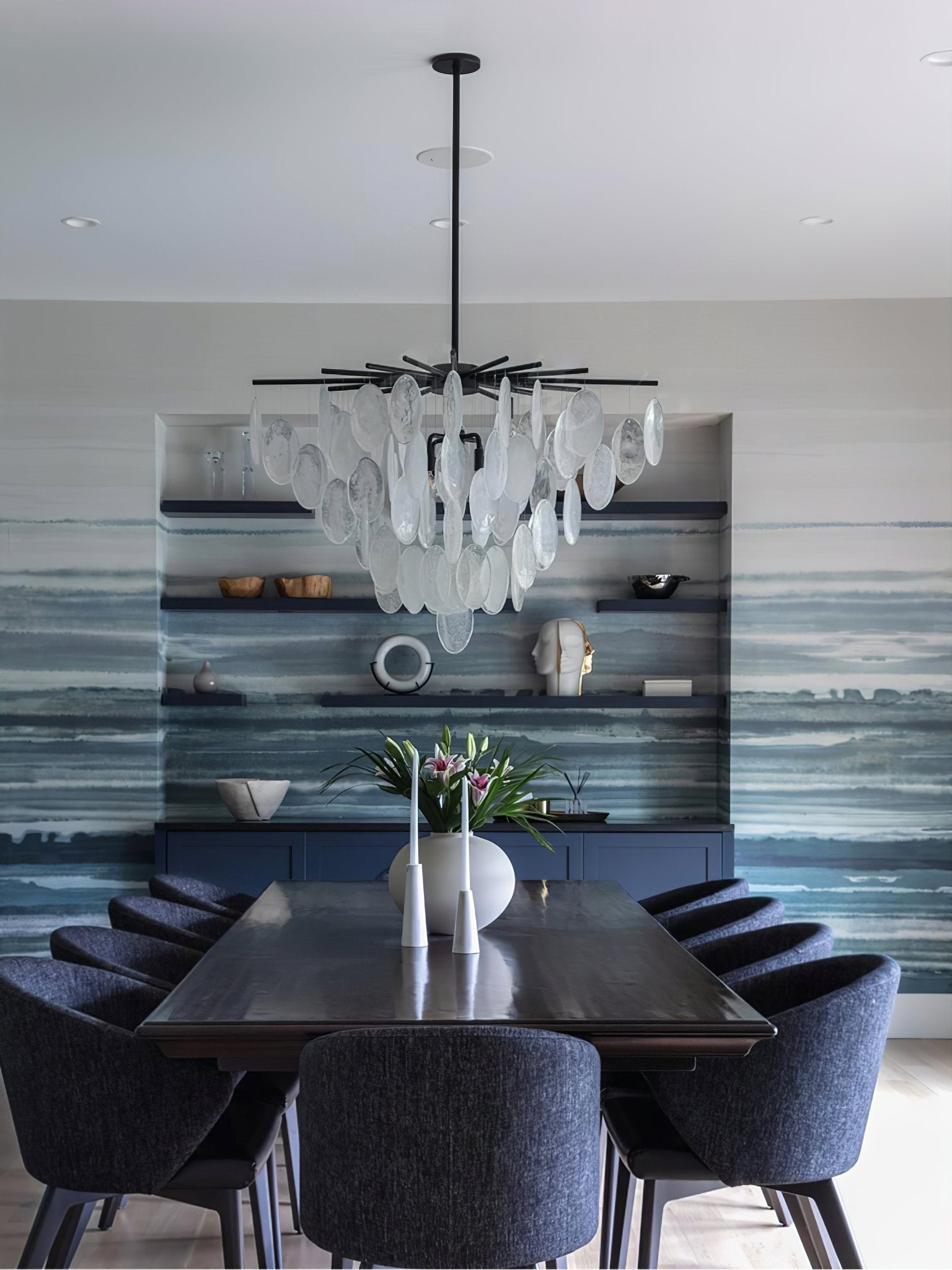 Isaiah Lustre en Verre de Luxe