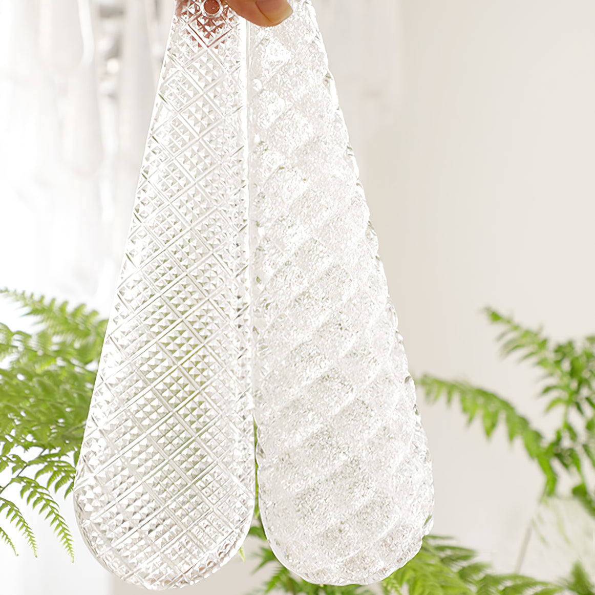 Case Lustre Cascade de Gouttes de Verre