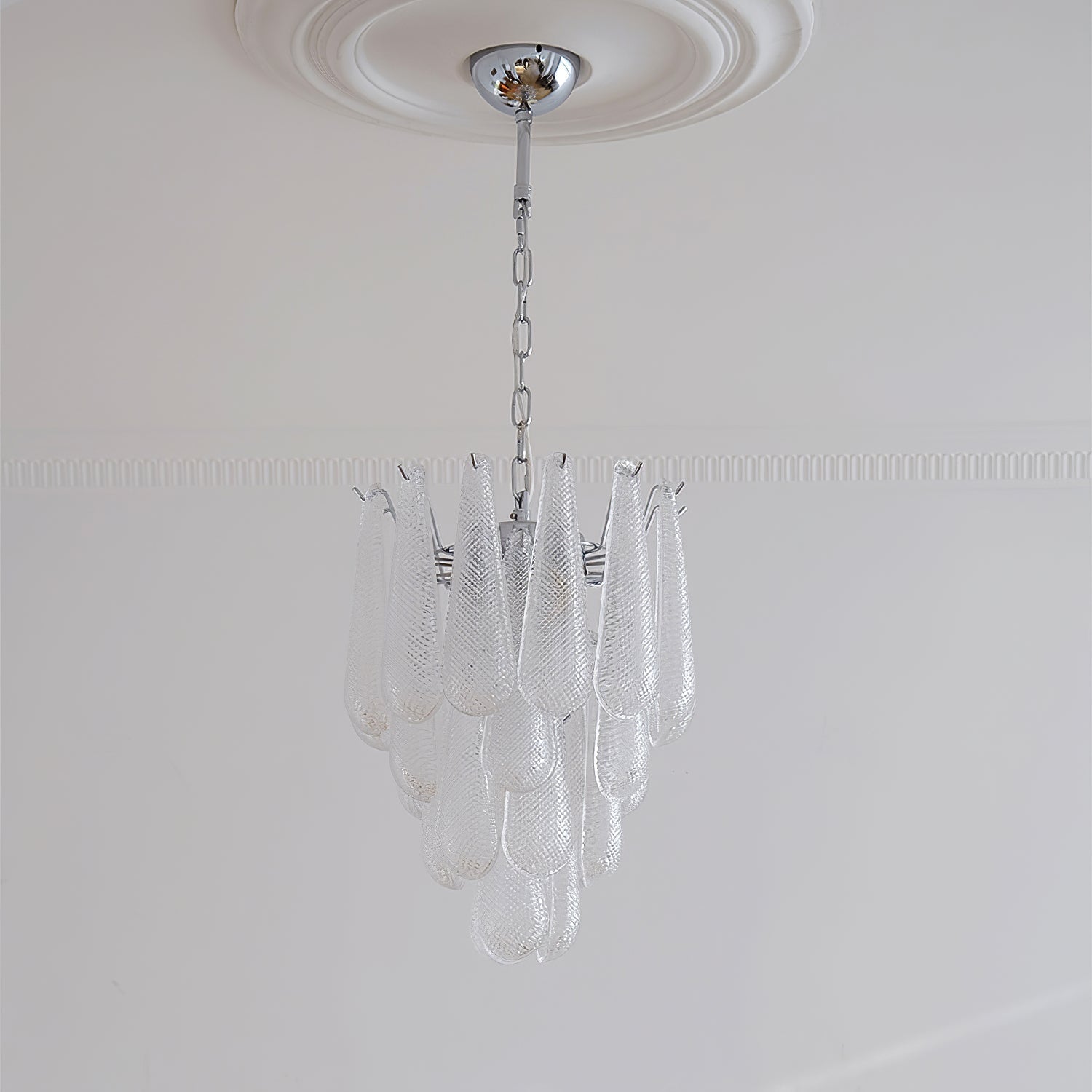 Case Lustre Cascade de Gouttes de Verre