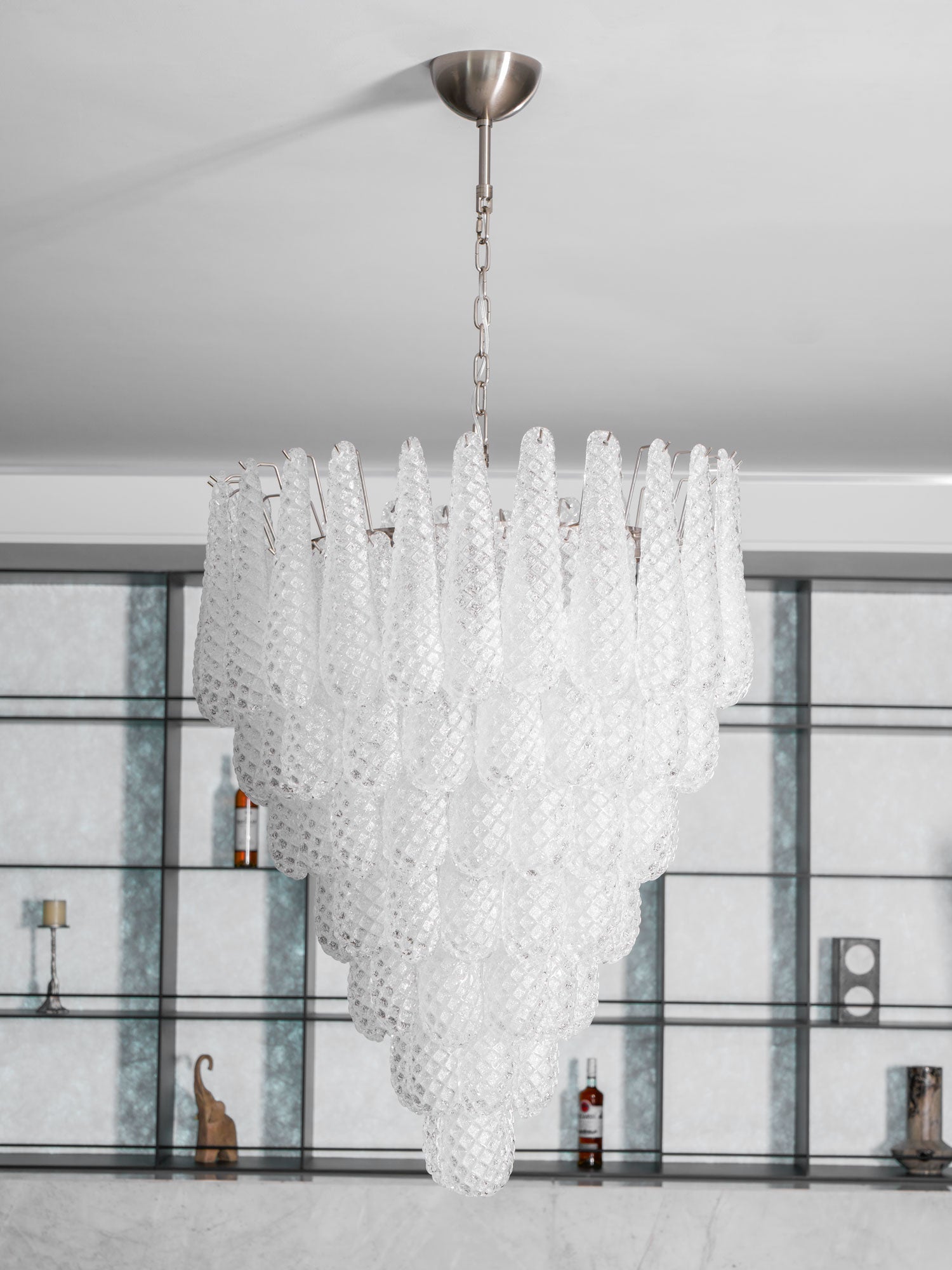 Case Lustre Cascade de Gouttes de Verre