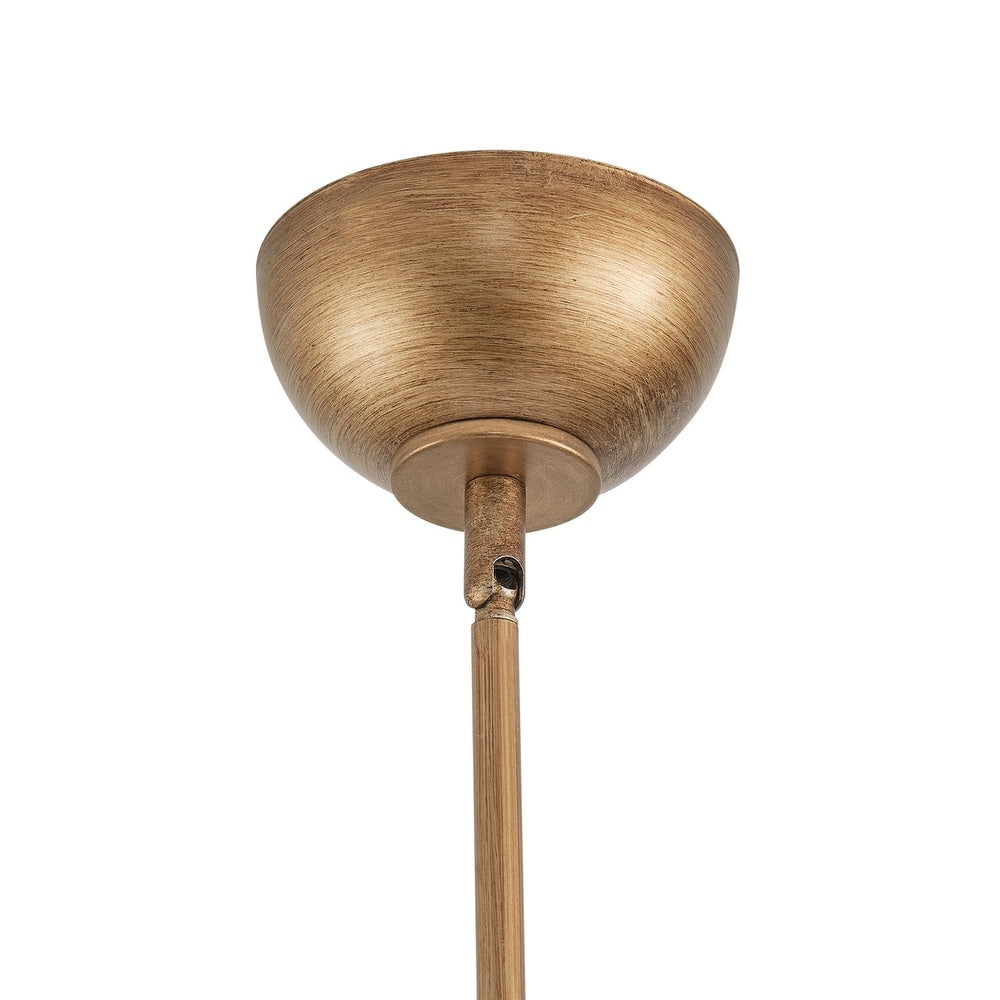 Keen Lustre Linéaire Moderne Élégant en Laiton et Tissu