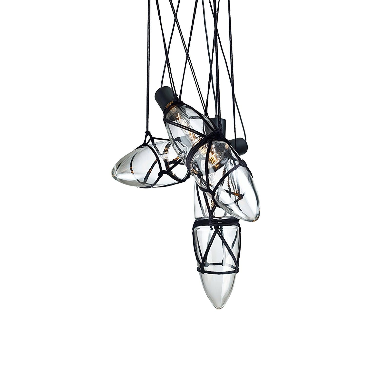 Avlireth Créativité Individuelle Bouteille Verre Suspension