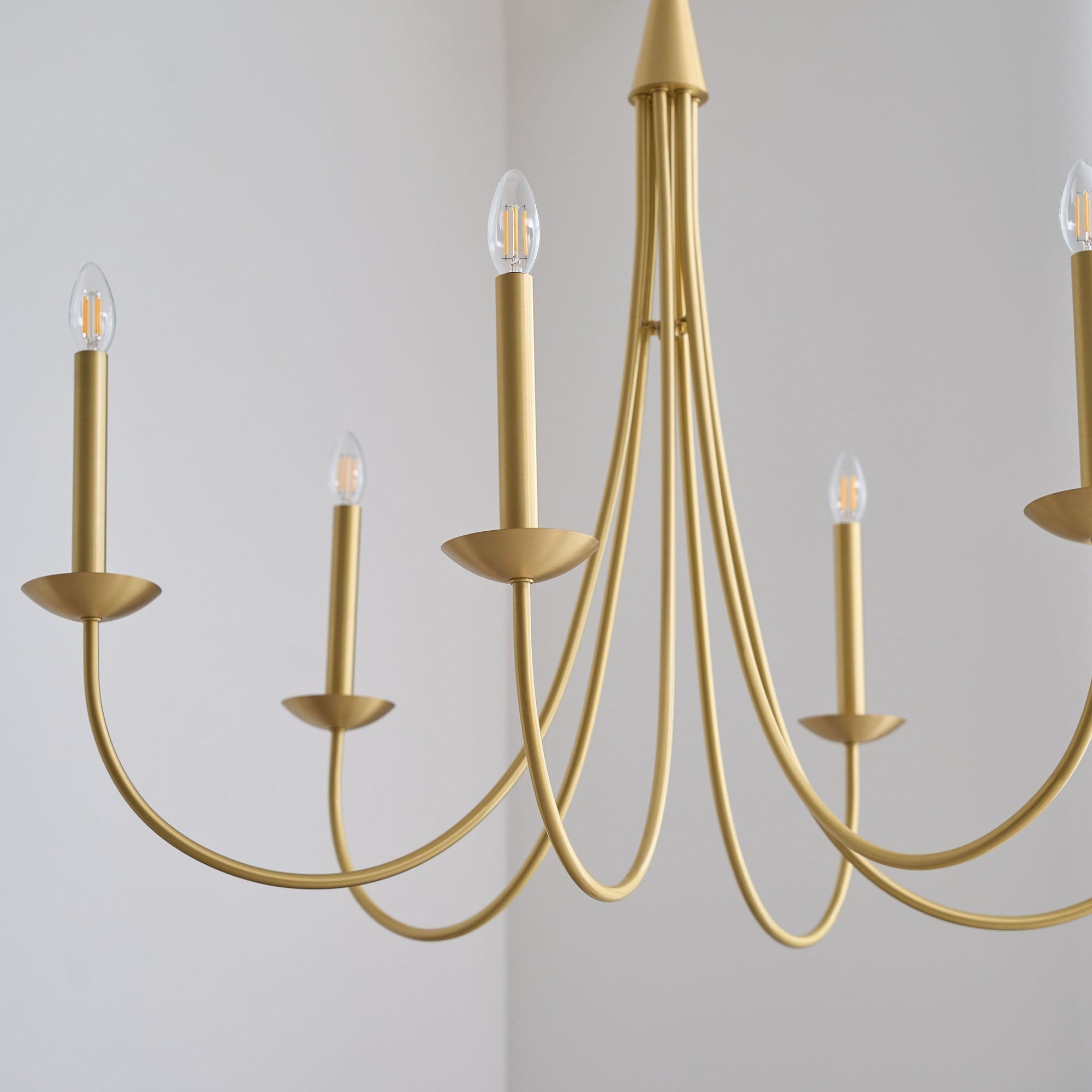 Nectar Lustre Industriel Vintage en Métal Laiton