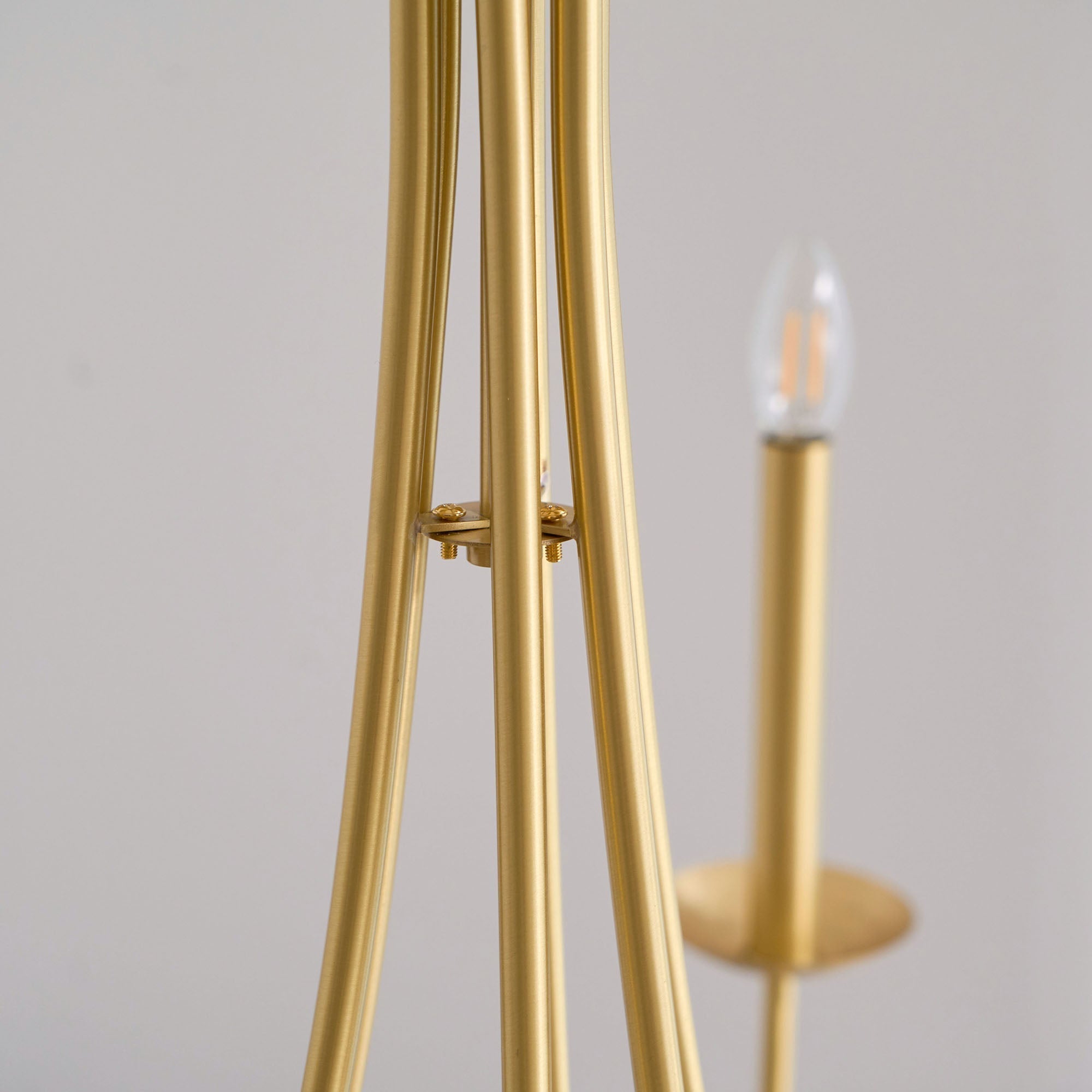 Nectar Lustre Industriel Vintage en Métal Laiton