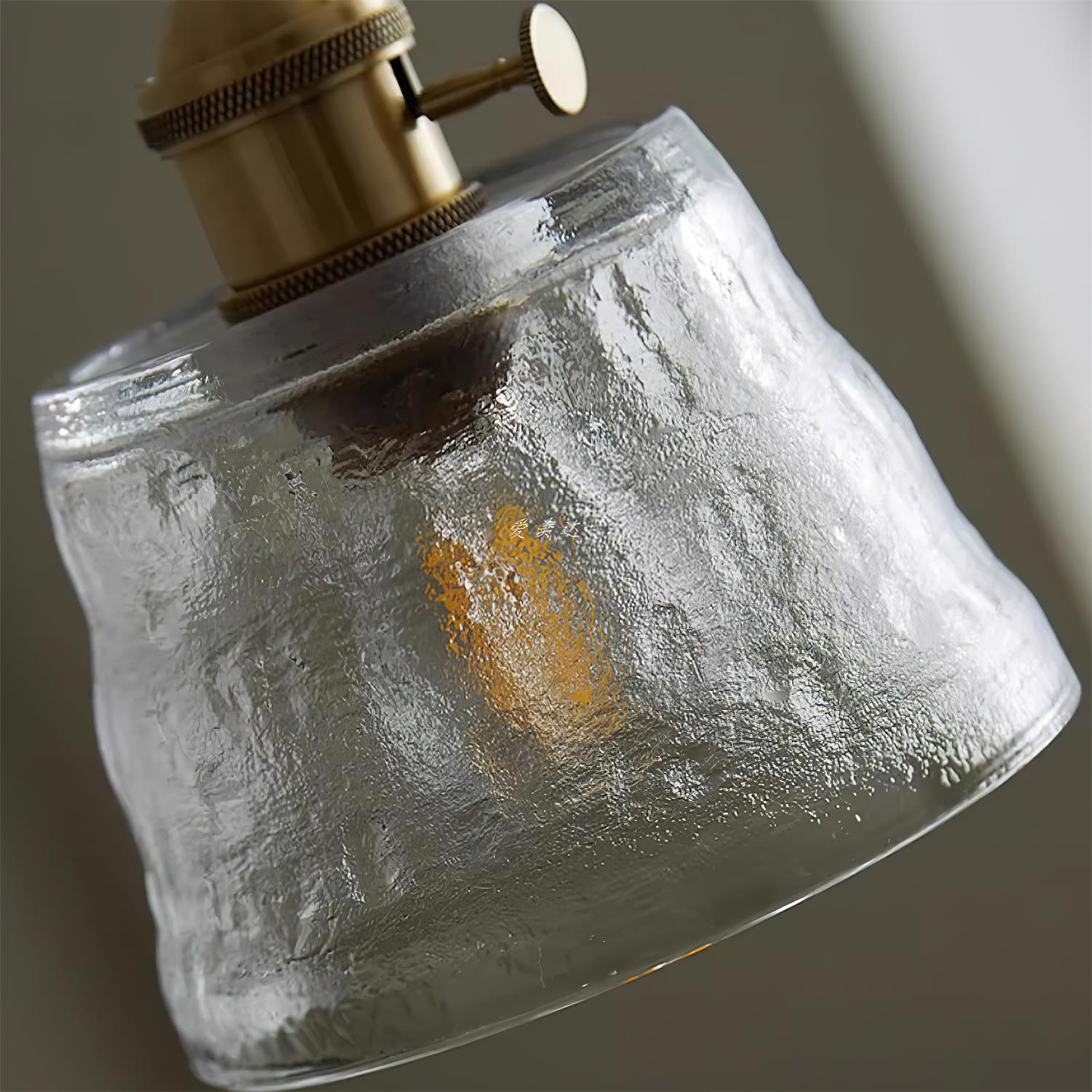 Aura Suspension Vintage Laiton Verre