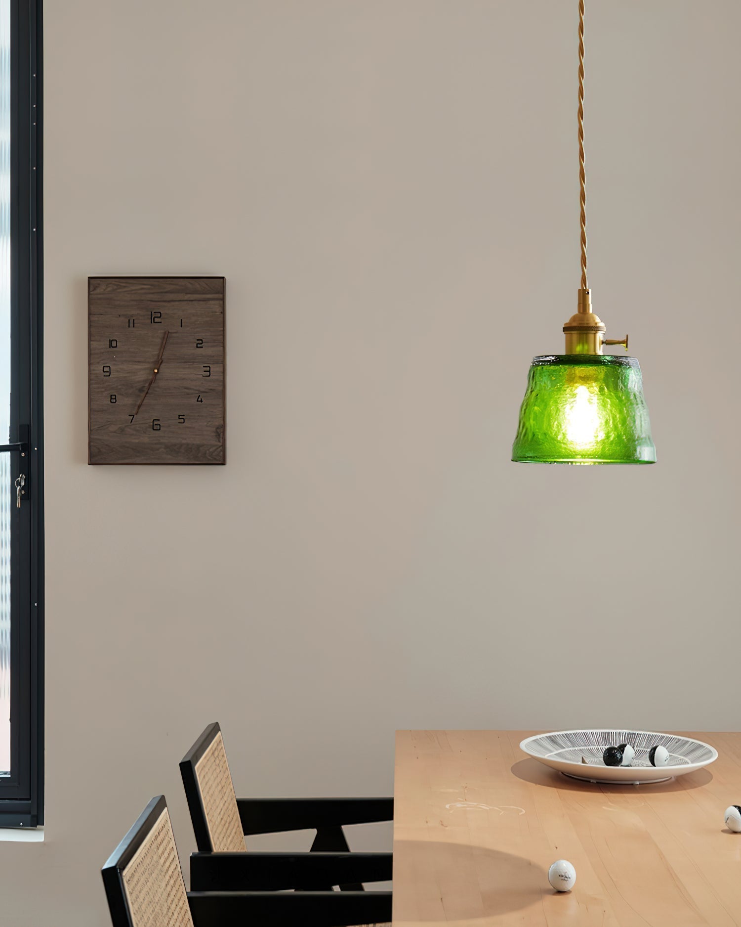 Aura Suspension Vintage Laiton Verre