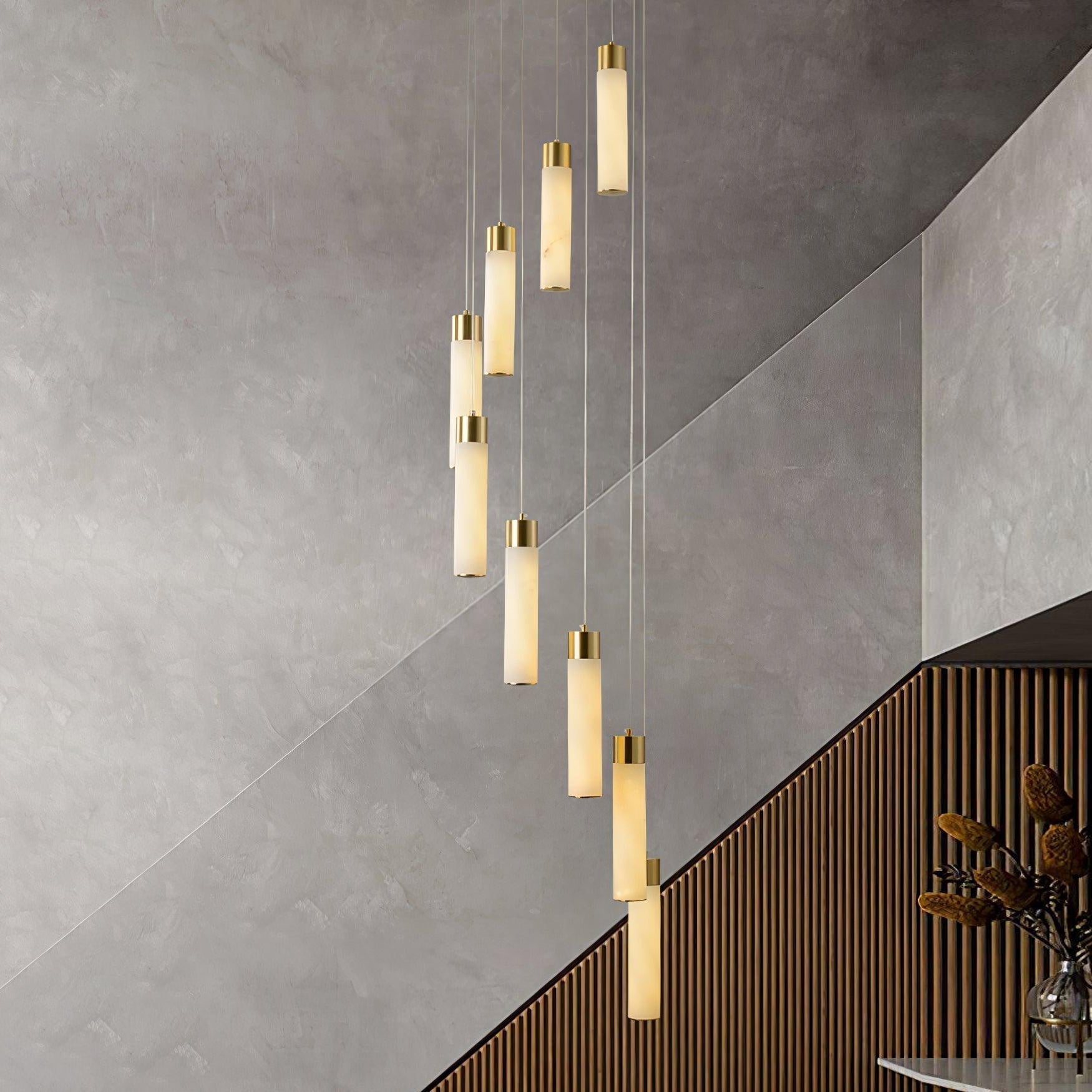 Zeal Lustre en Albâtre Cascade Minimaliste Moderne