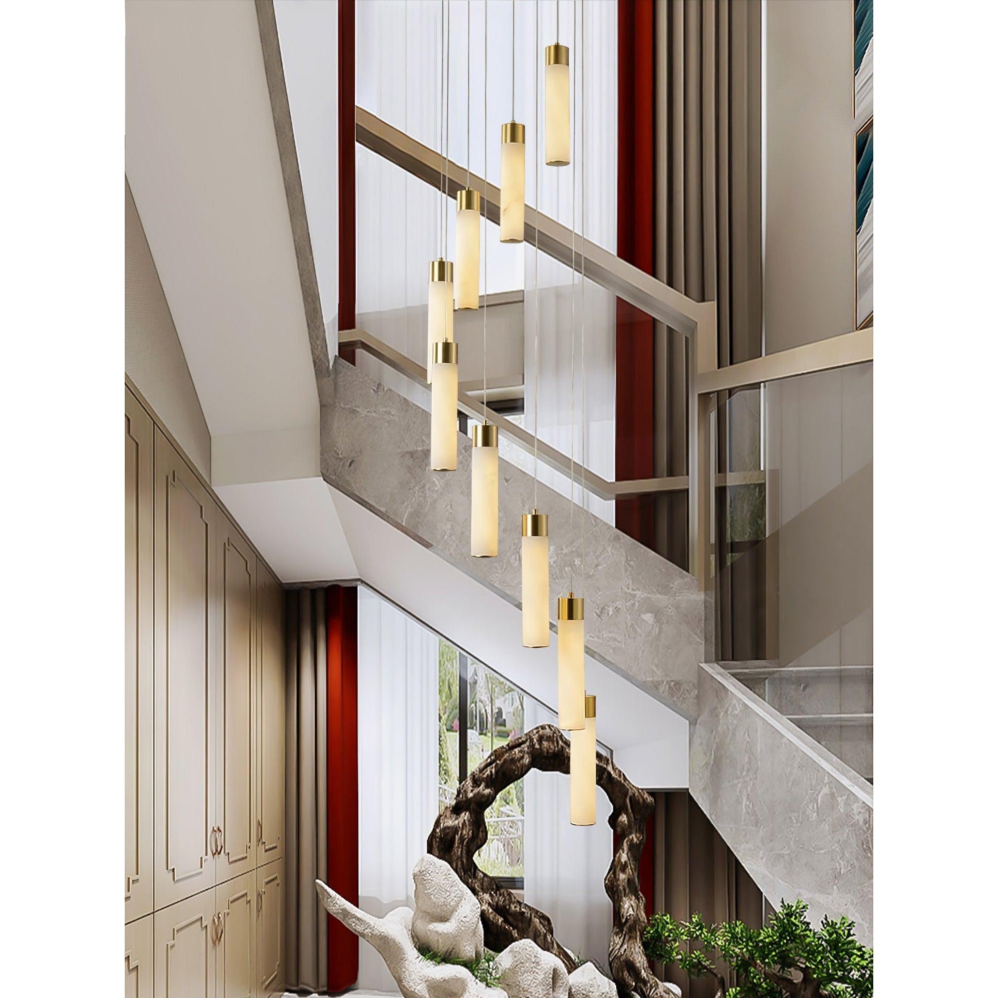 Zeal Lustre en Albâtre Cascade Minimaliste Moderne