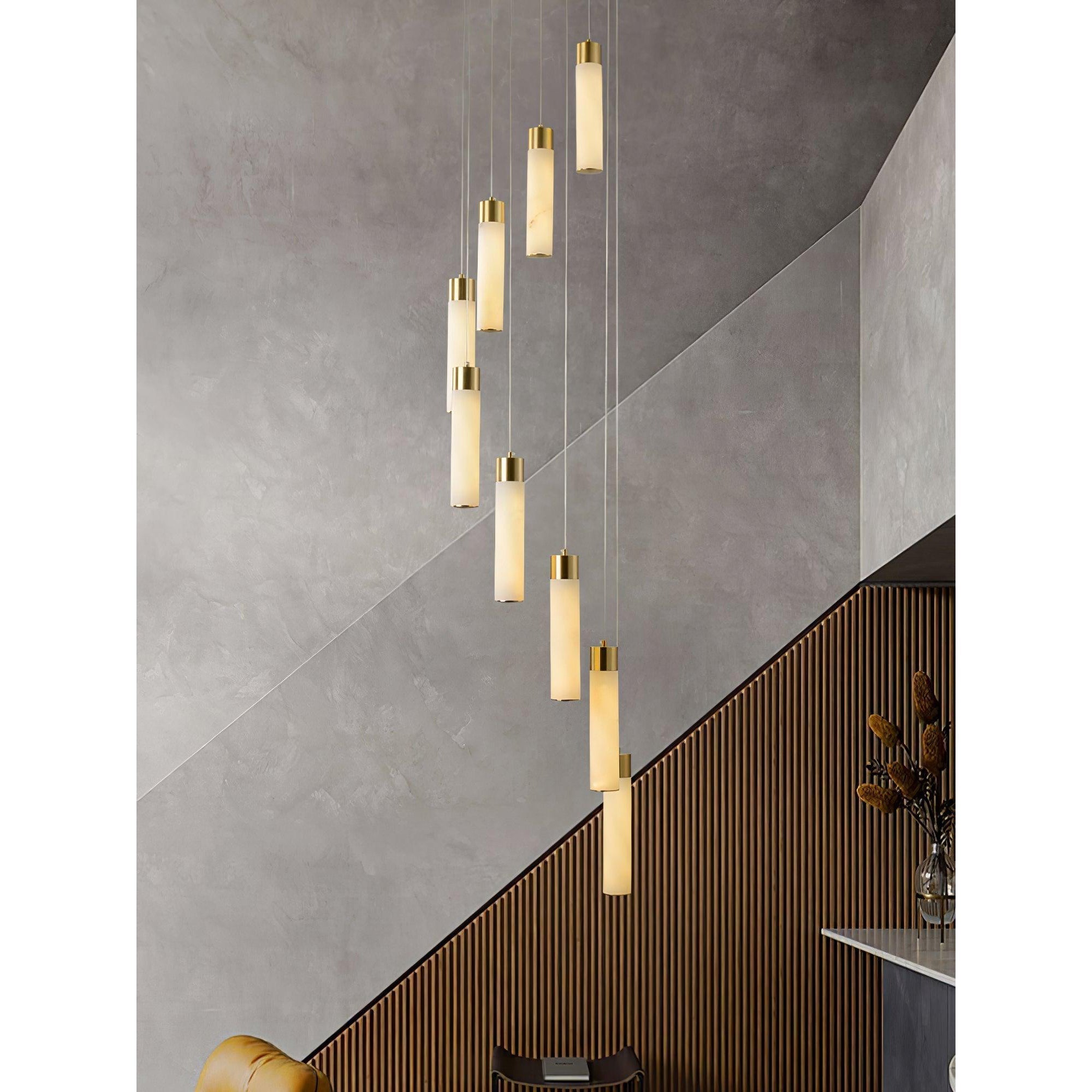 Zeal Lustre en Albâtre Cascade Minimaliste Moderne