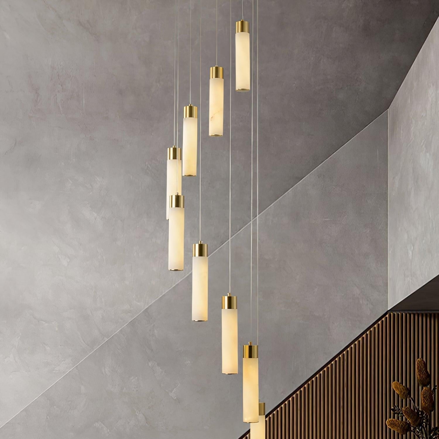 Aurelia Lustre Albâtre pour Escalier