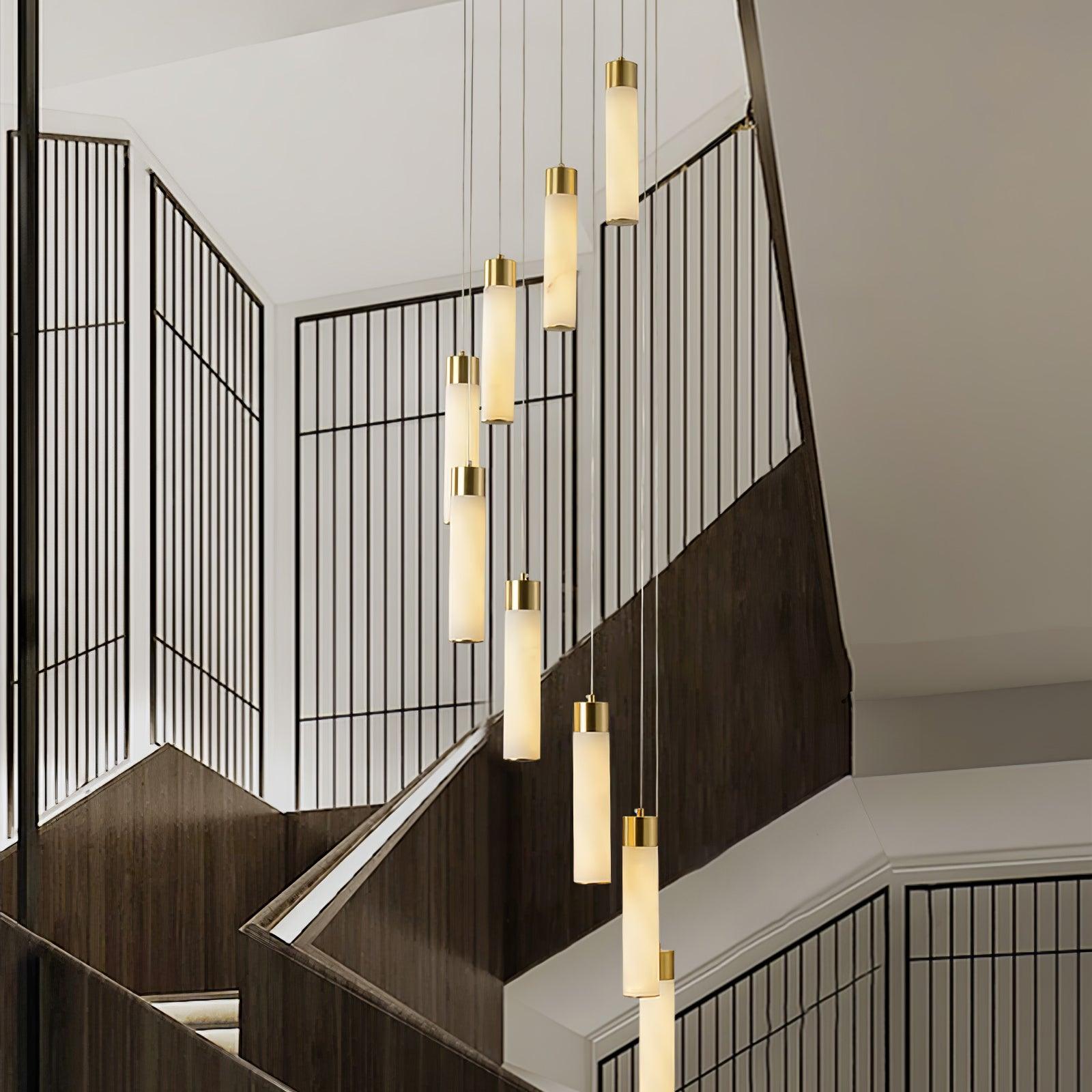 Aurelia Lustre Albâtre pour Escalier