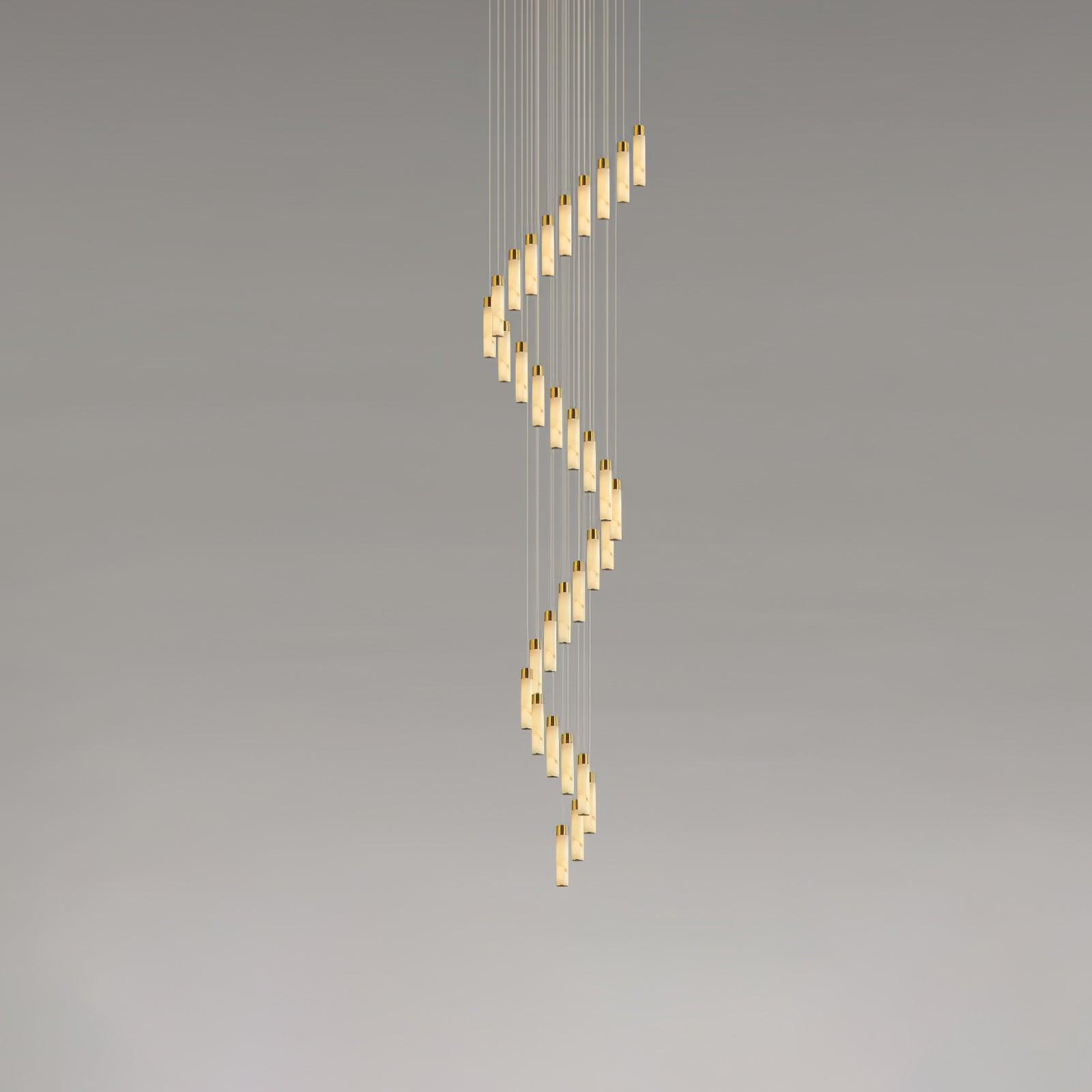 Aurelia Lustre Albâtre pour Escalier