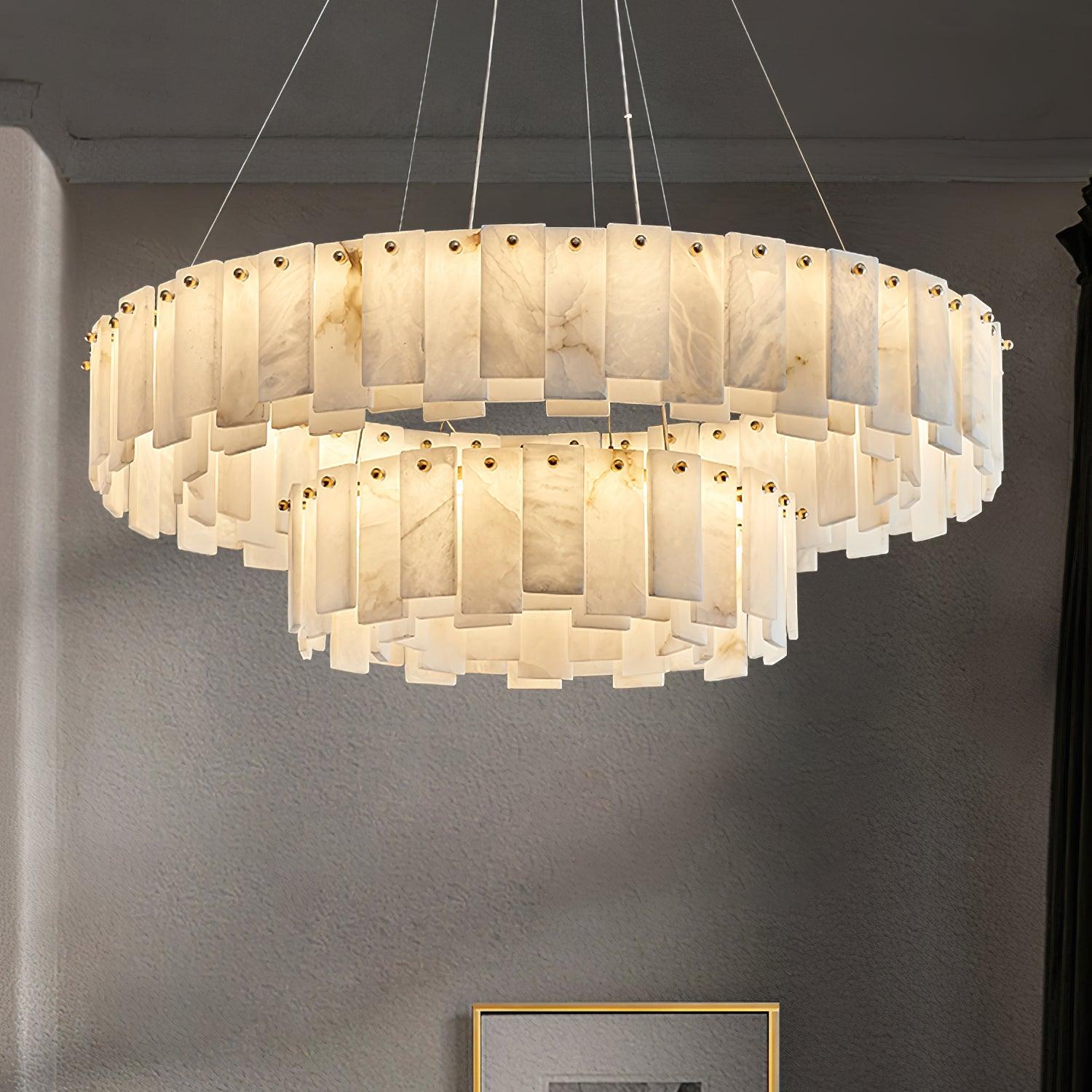 Vodore Lustre de Luxe en Albâtre