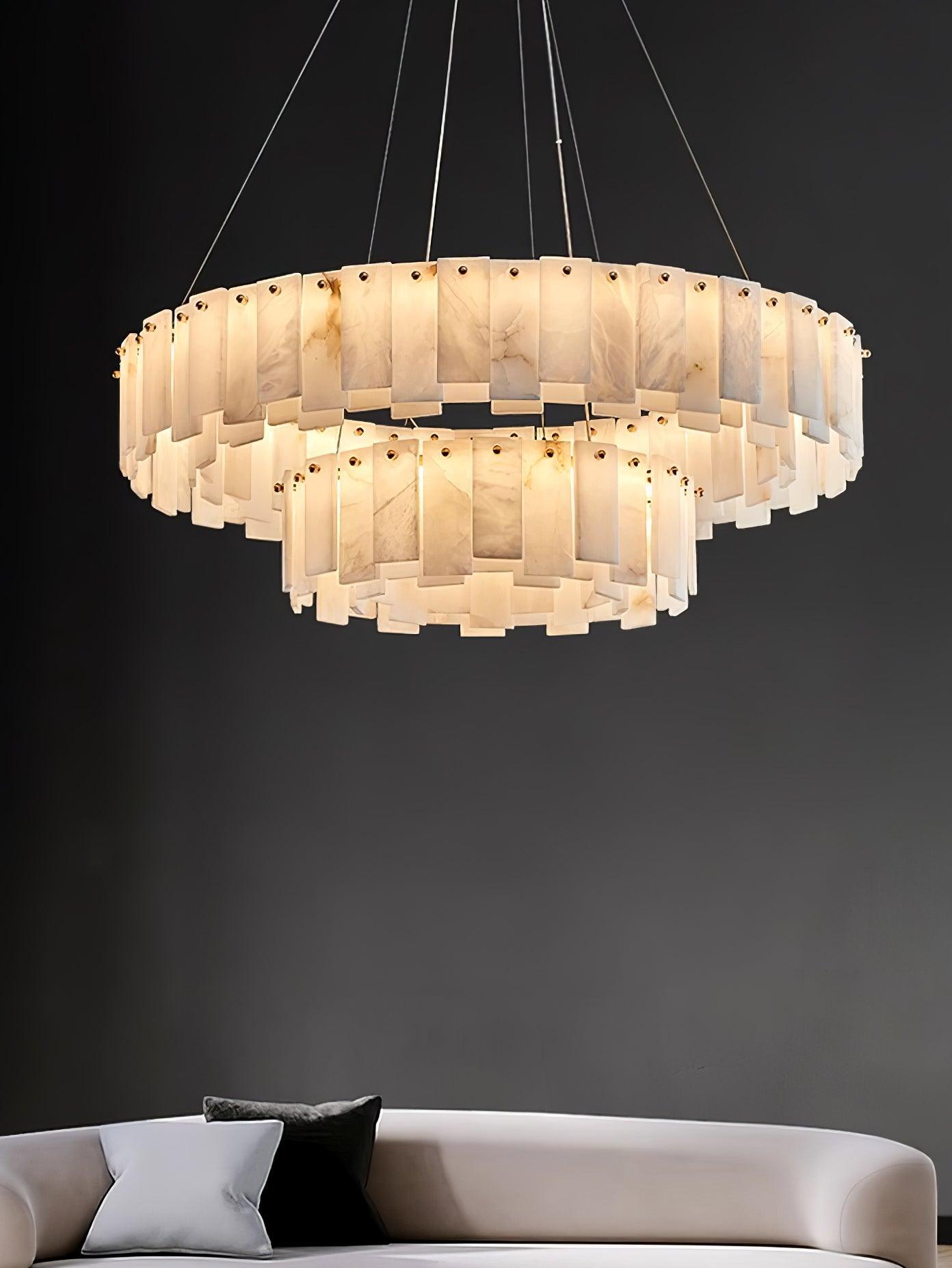 Vodore Lustre de Luxe en Albâtre