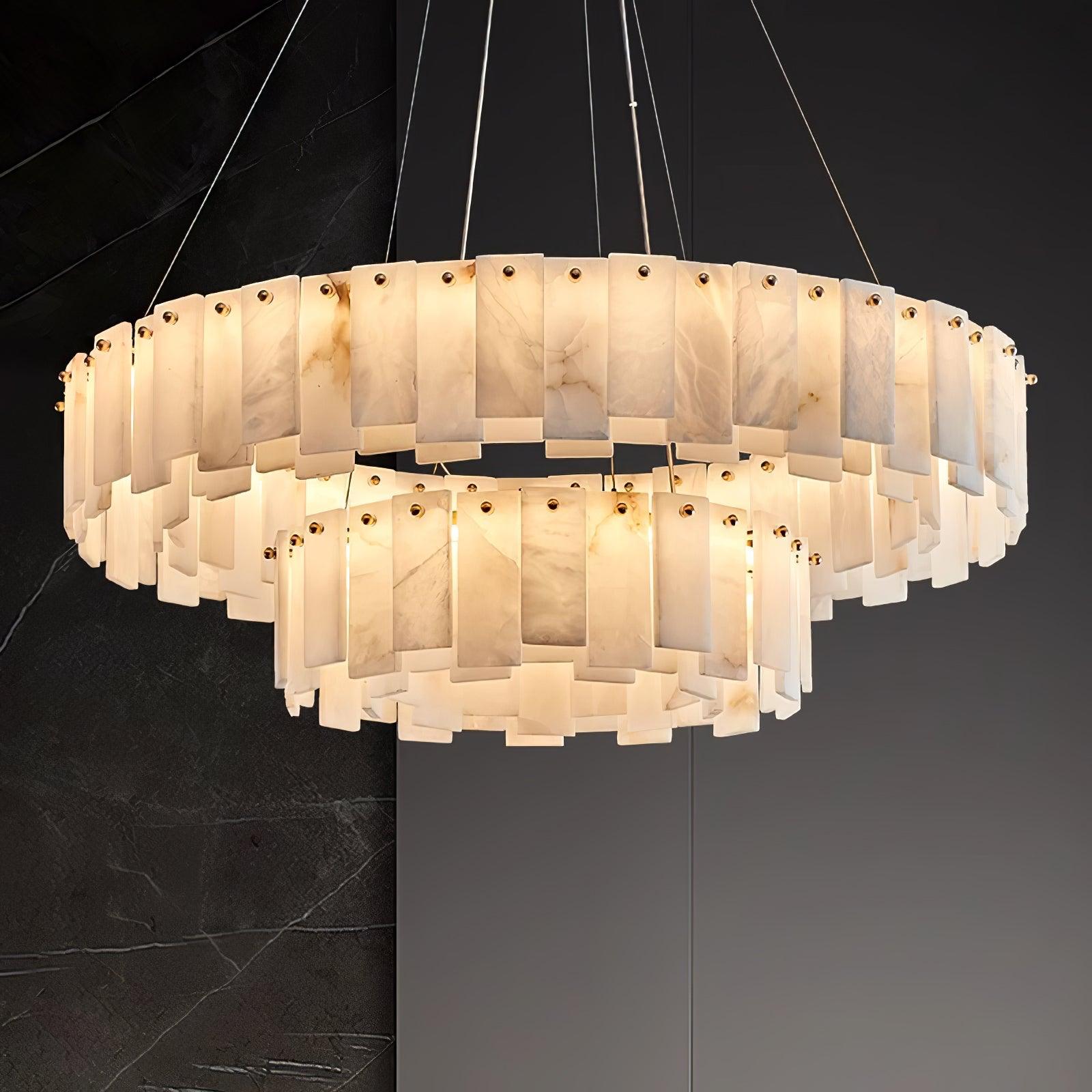 Vodore Lustre de Luxe en Albâtre