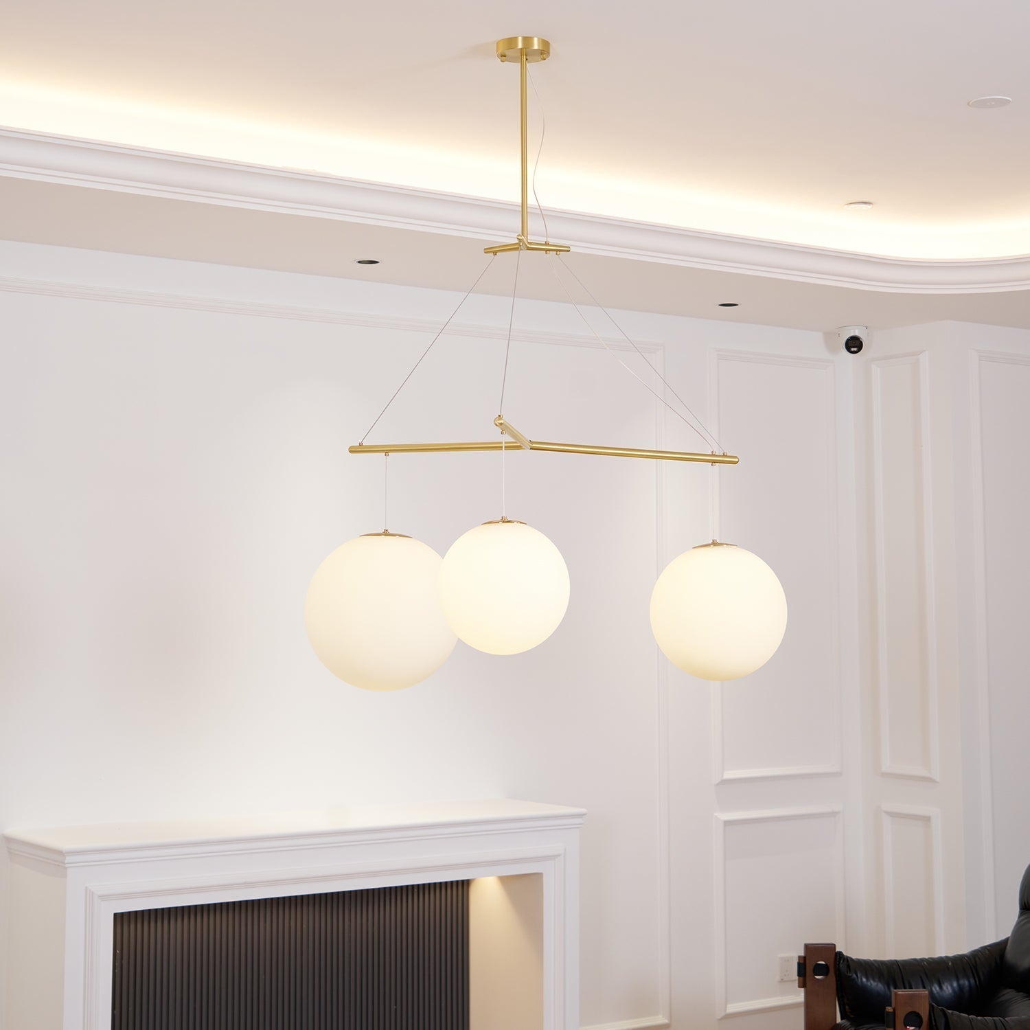 Triad Suspension en Verre Minimaliste