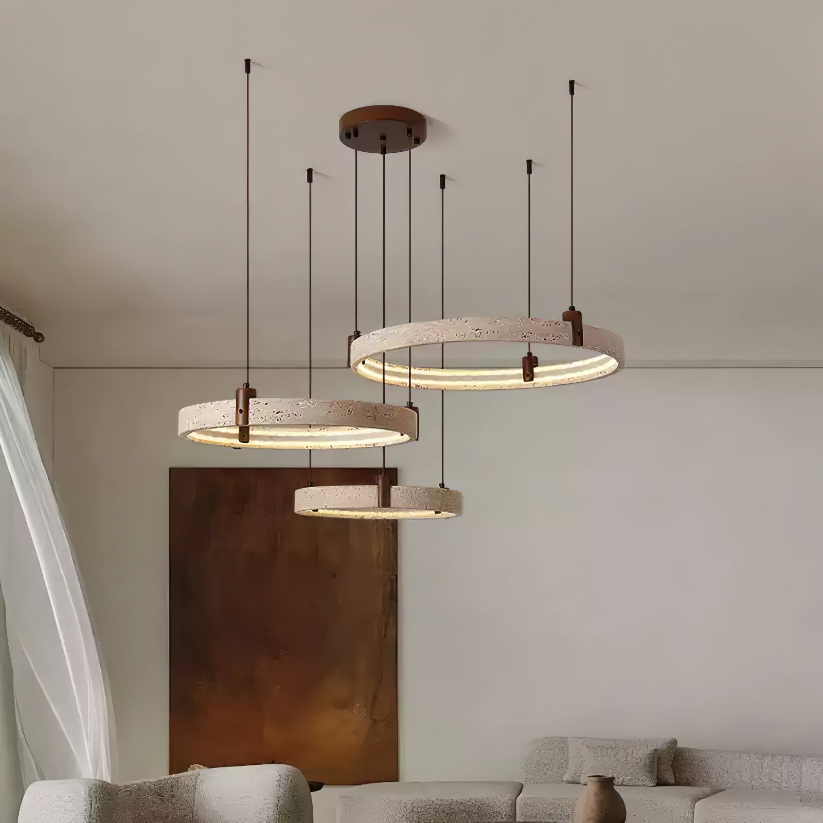 Orvinir Lustre en Travertin